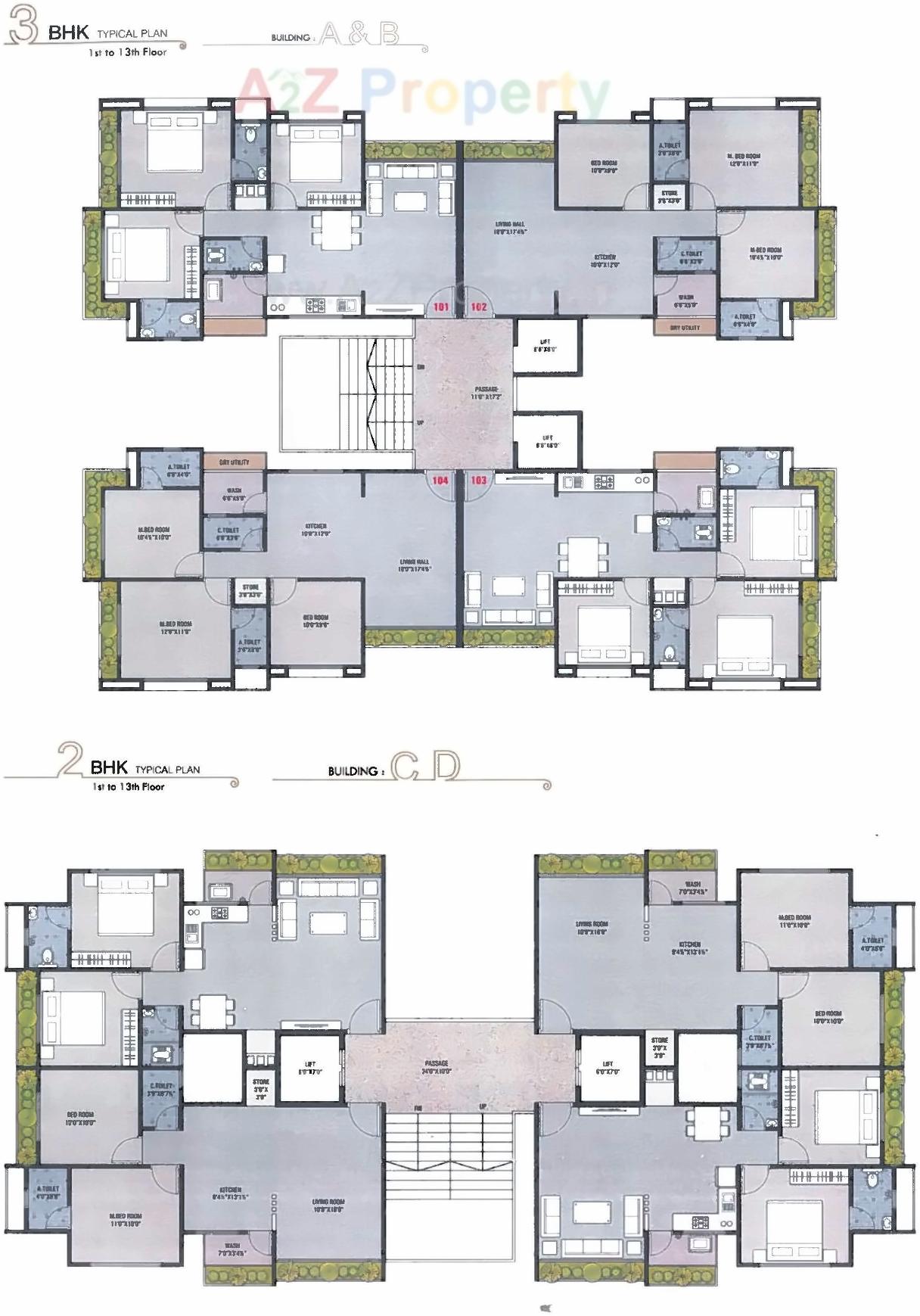 Layout of real estate project Shivant Heights located at Utran, Surat, Gujarat