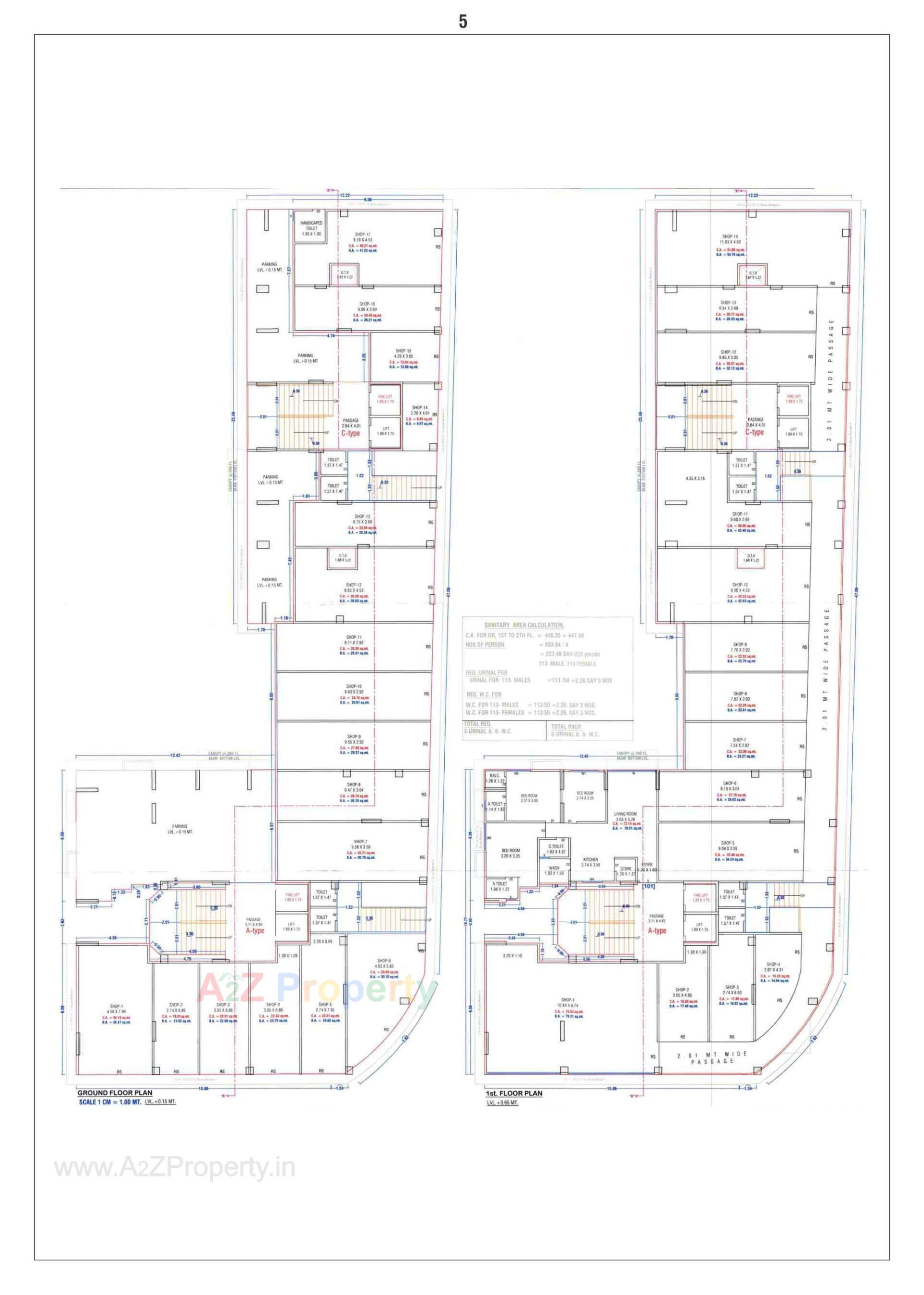 Layout of real estate project Shivant Icon located at Sarthana, Surat, Gujarat