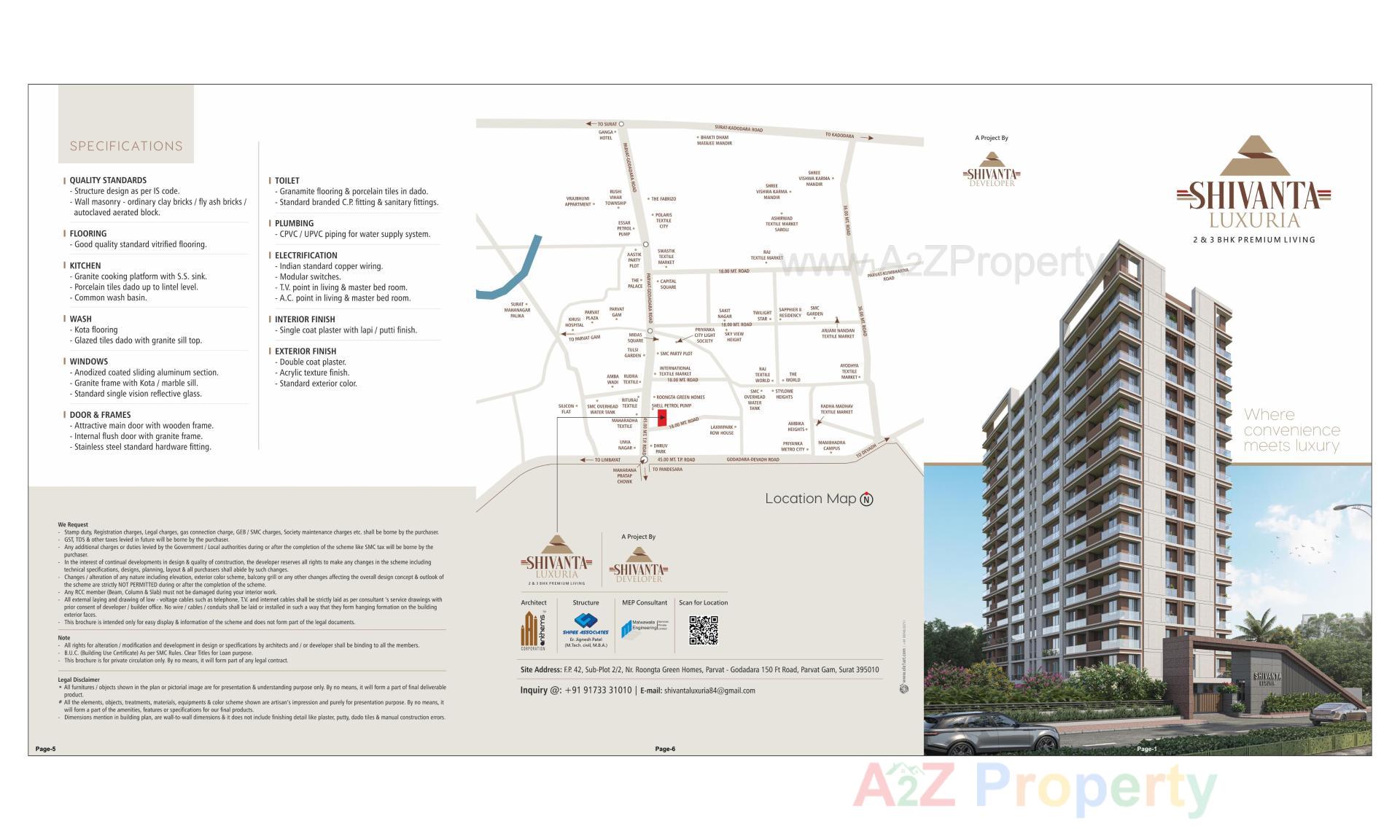 of real estate project Shivanta Luxuria located at Parvat, Surat, Gujarat