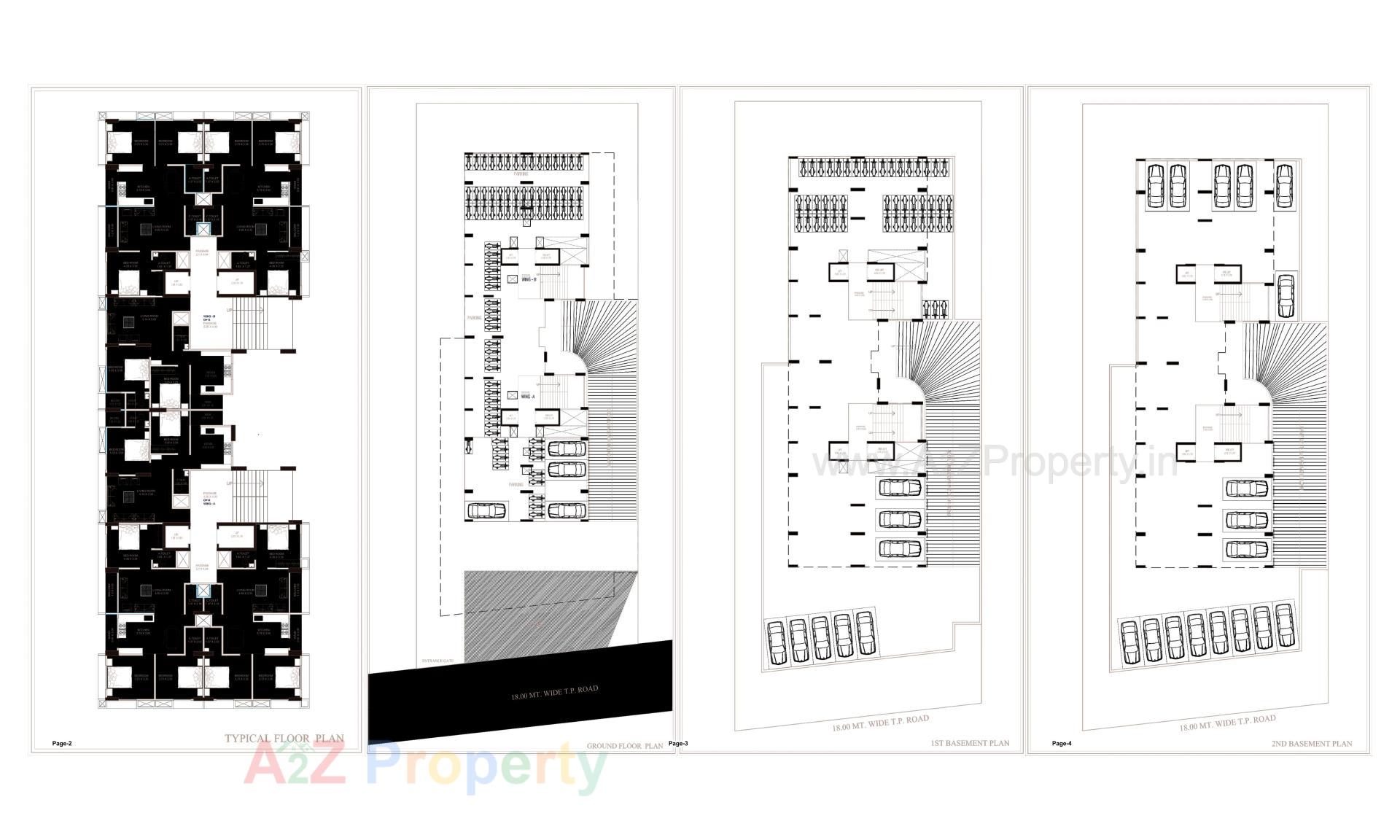 Layout of real estate project Shivanta Luxuria located at Parvat, Surat, Gujarat