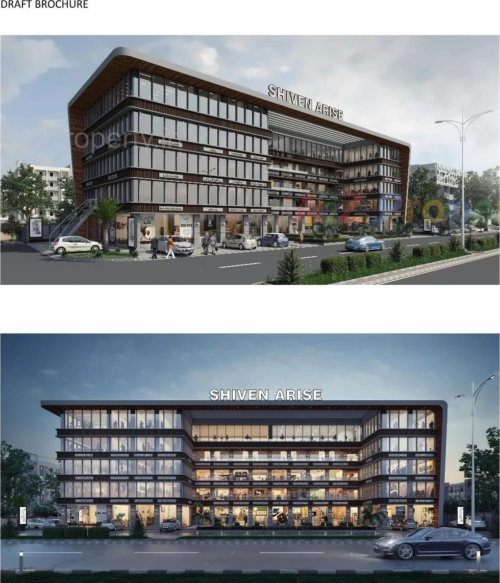 3D Elevation of real estate project Shiven Arise located at Jahangir-pura, Surat, Gujarat