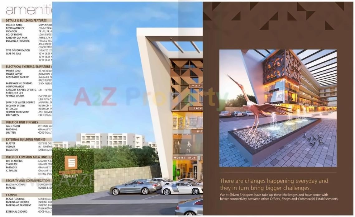  of real estate project Shiven Shoppers located at Adajan, Surat, Gujarat