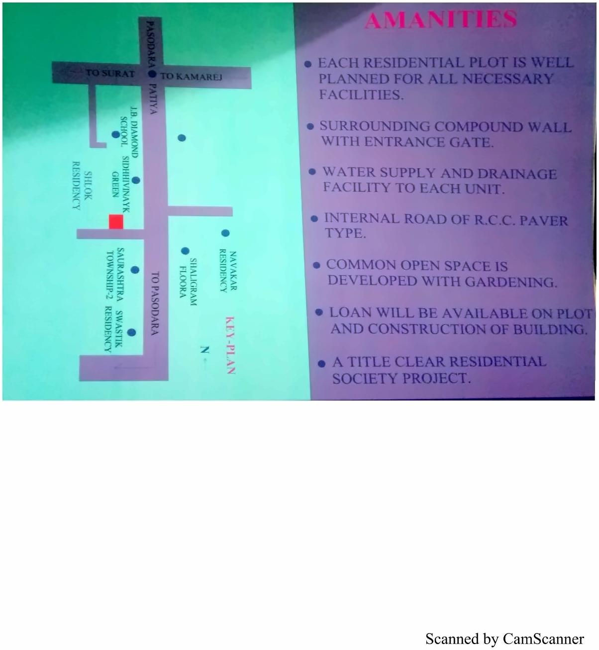  of real estate project Shlok Residency located at Laskana, Surat, Gujarat