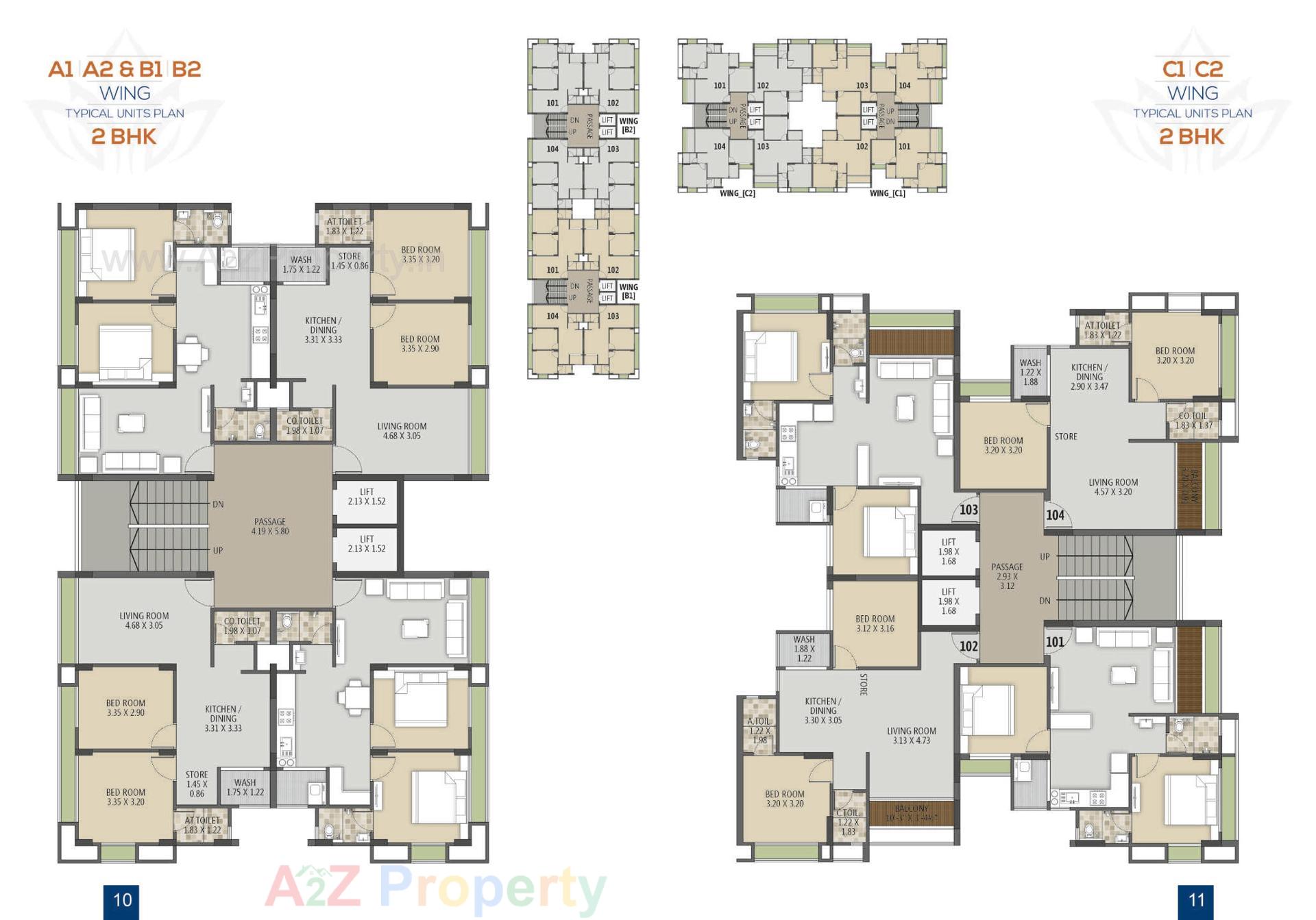 Layout of real estate project Shree Hari Nirmana located at Surat, Surat, Gujarat
