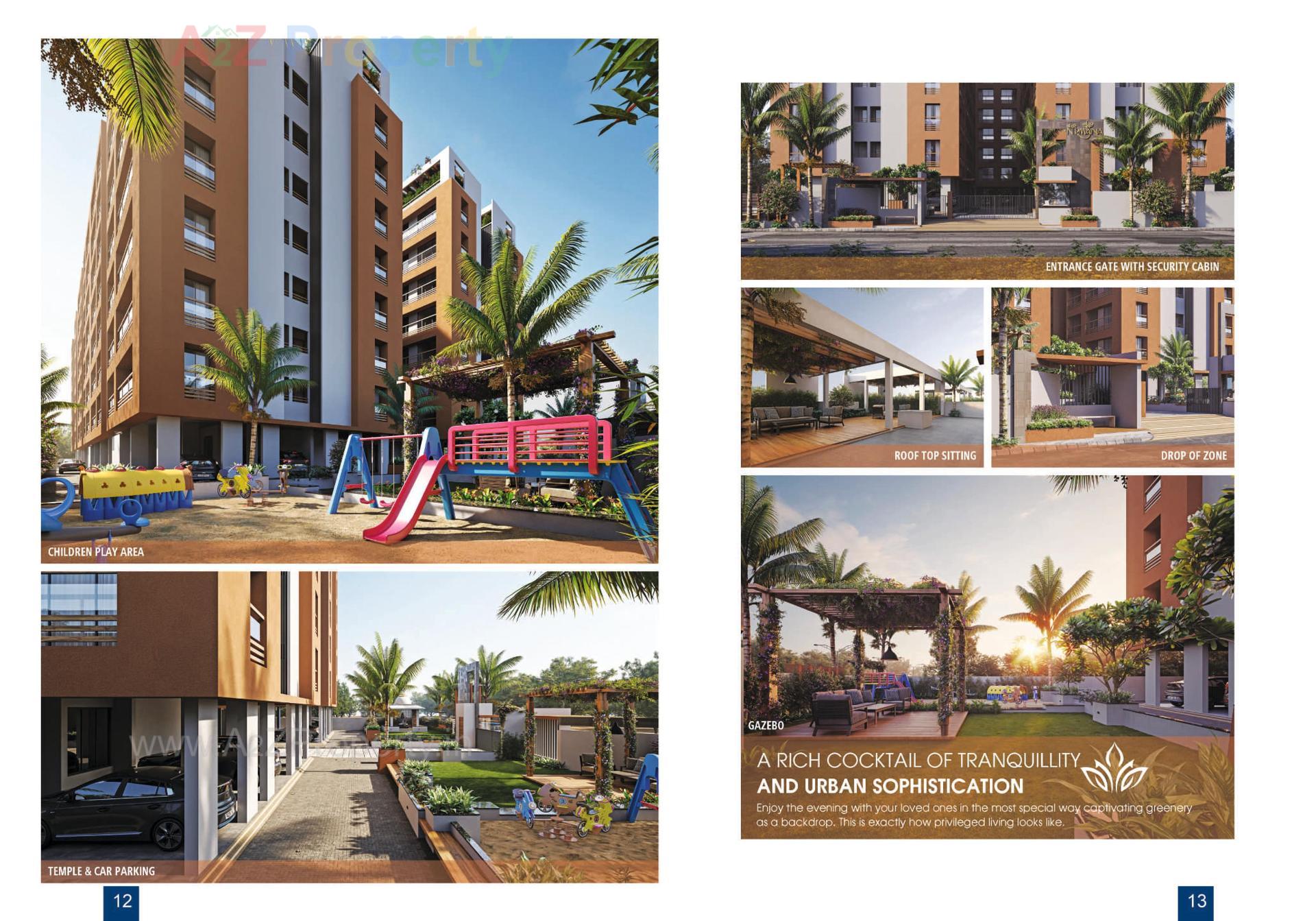 3D Elevation of real estate project Shree Hari Nirmana located at Surat, Surat, Gujarat