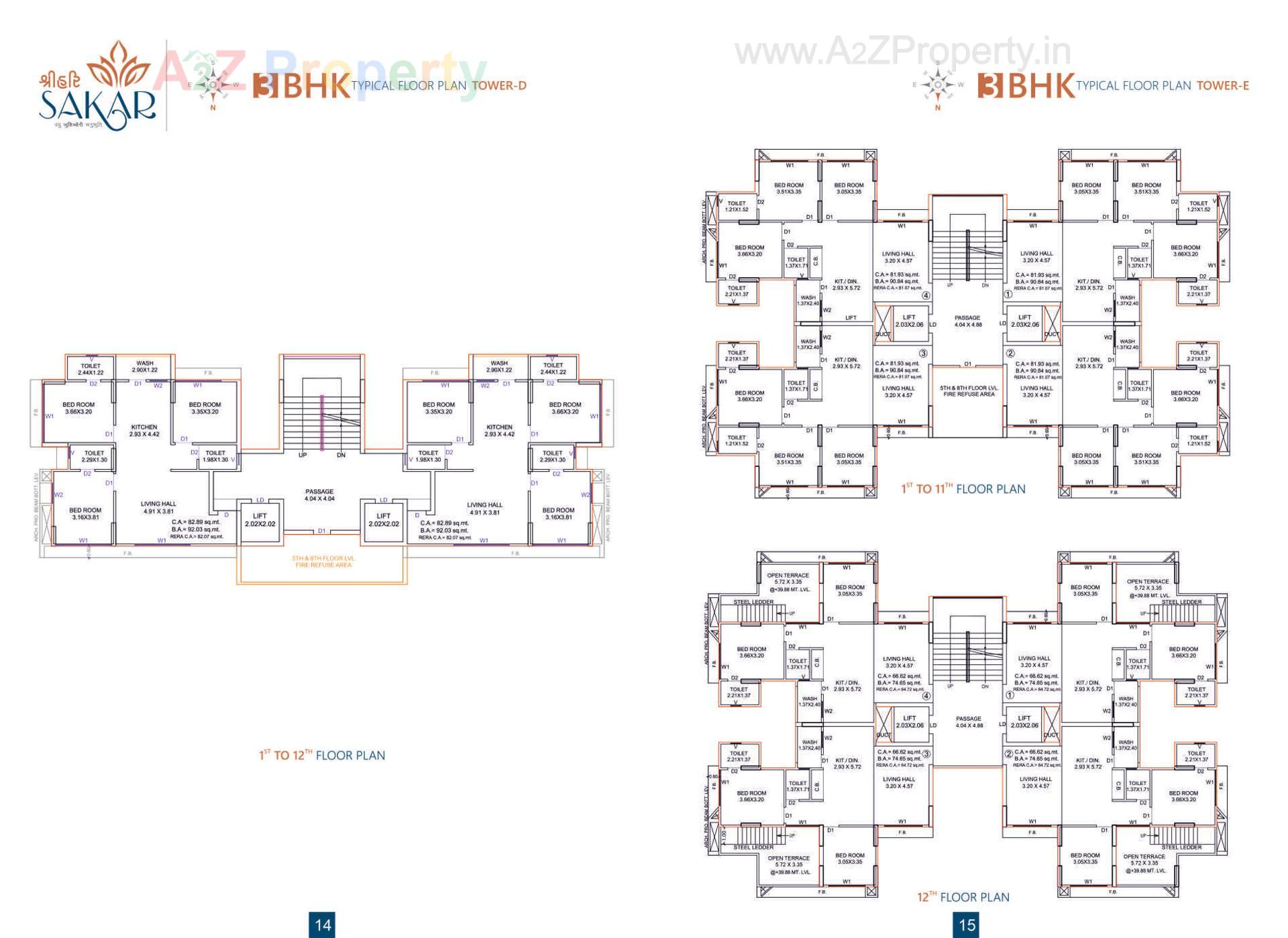 Layout of real estate project Shree Hari Sakar located at Puna, Surat, Gujarat