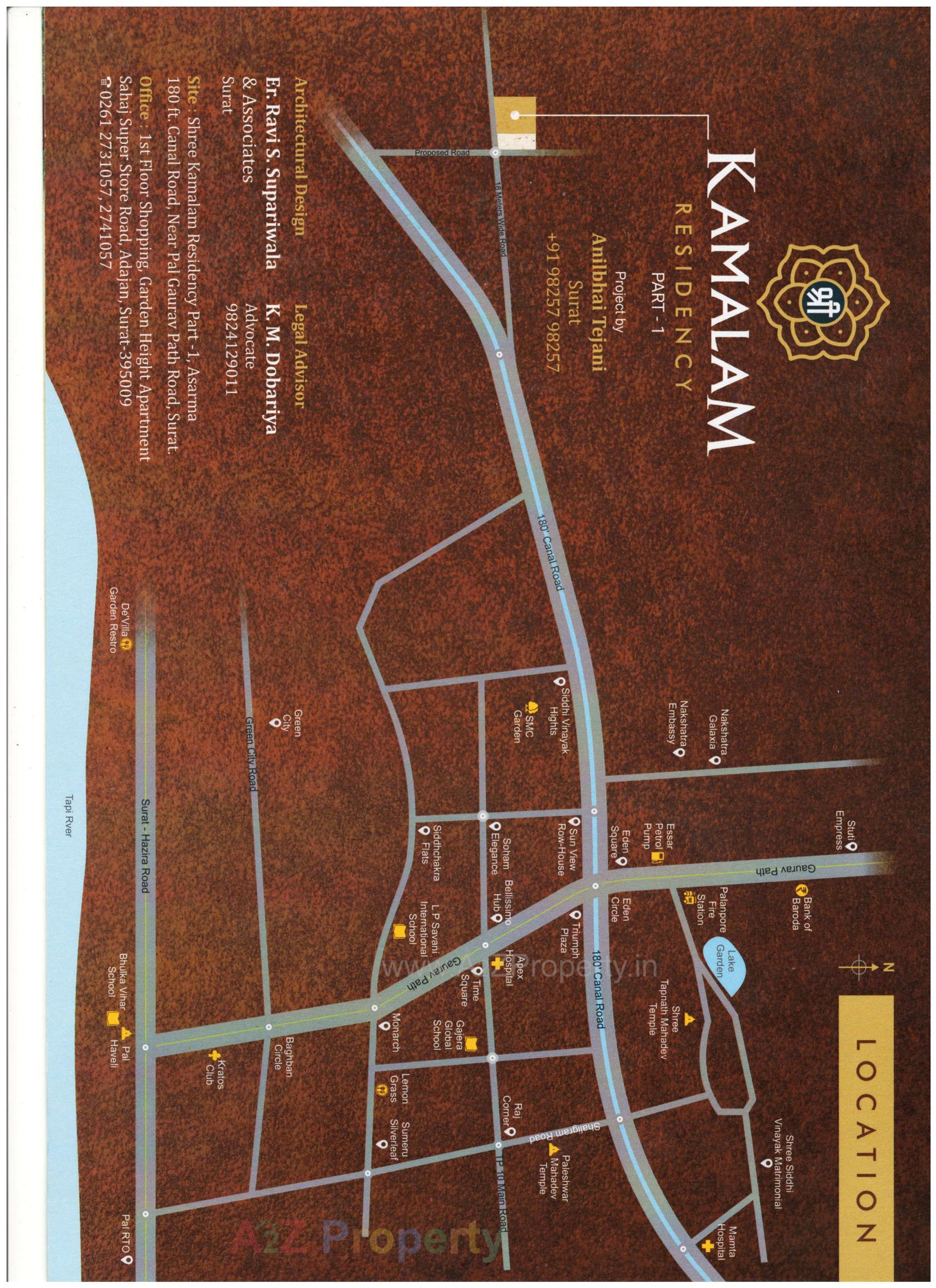 of real estate project Shree Kamalam Residency located at Asarma-village, Surat, Gujarat