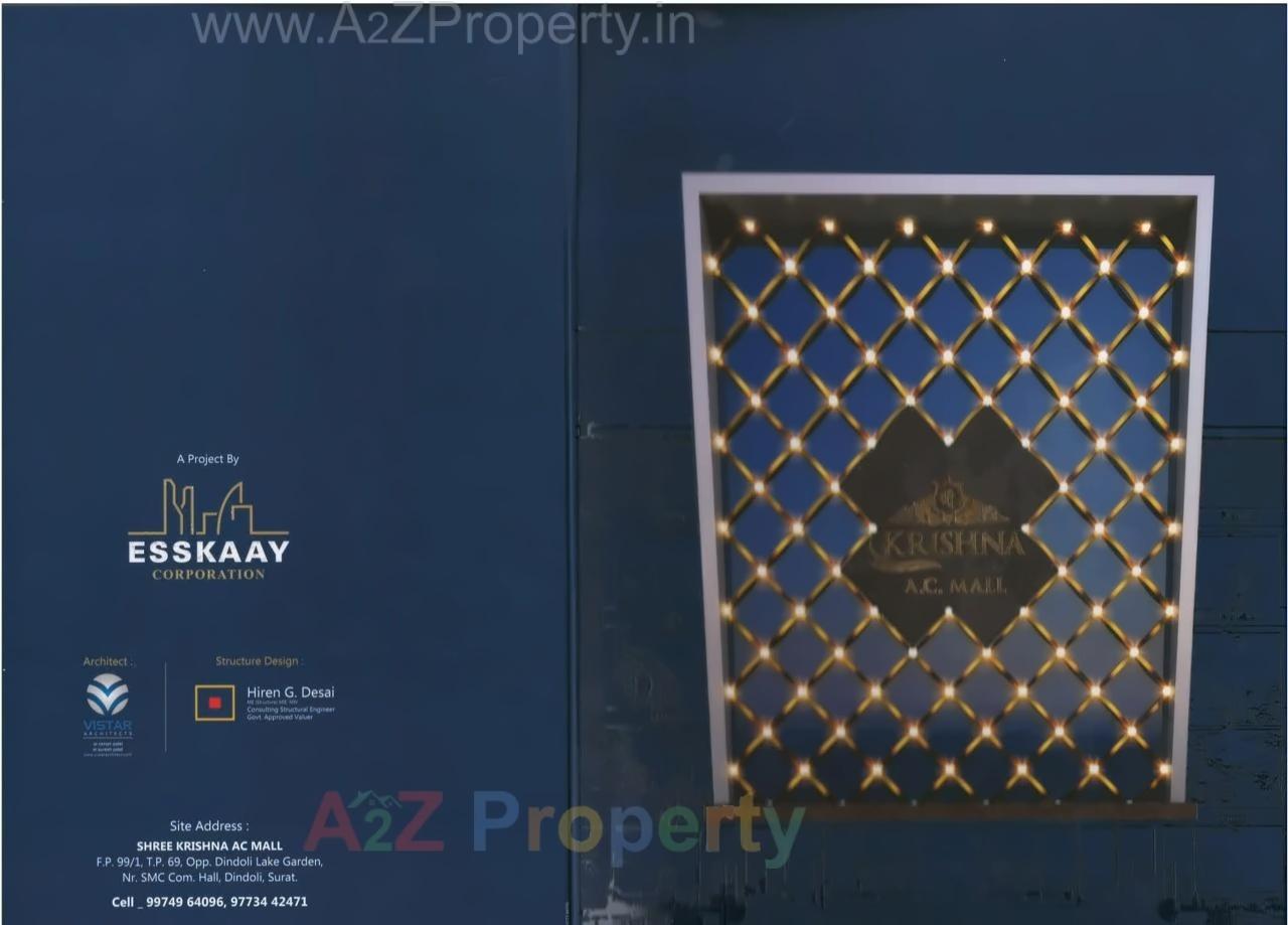  of real estate project Shree Krishna Ac Mall located at Dindoli, Surat, Gujarat