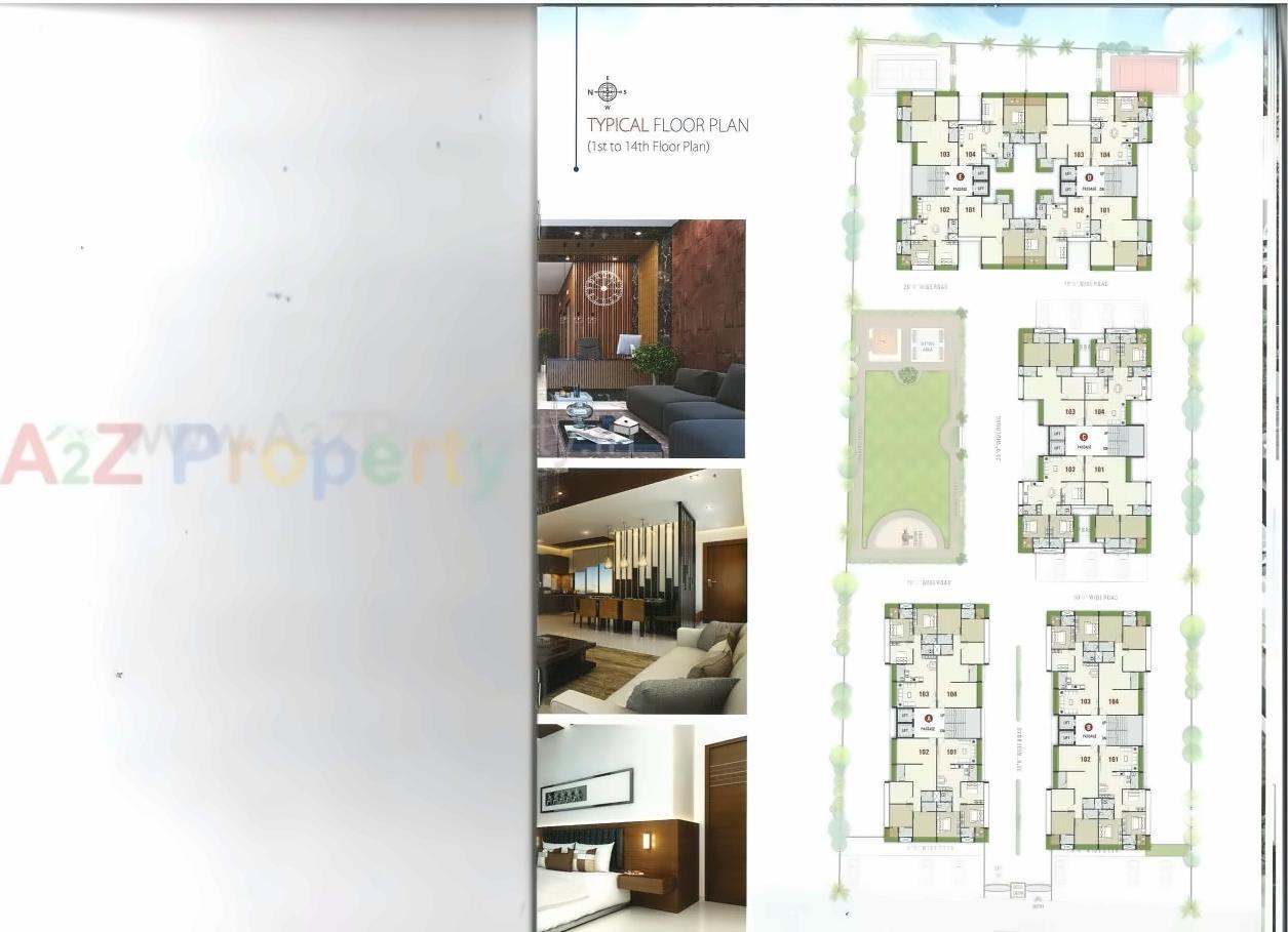 Layout of real estate project Shree Krishna Dreams located at Godadara, Surat, Gujarat