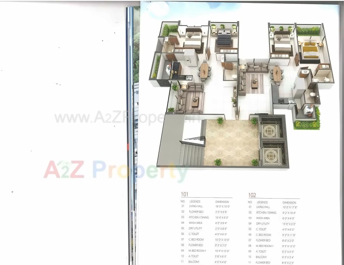 Layout of real estate project Shree Krishna Dreams located at Godadara, Surat, Gujarat