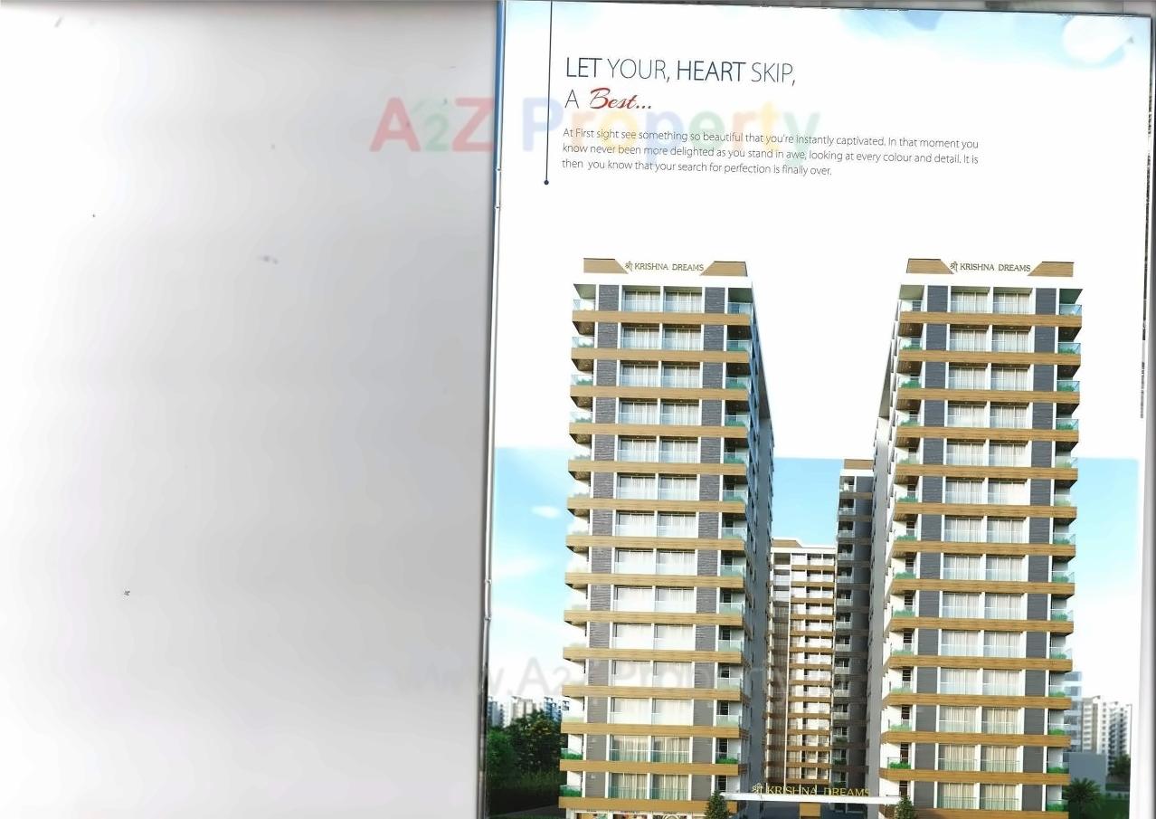 3D Elevation of real estate project Shree Krishna Dreams located at Godadara, Surat, Gujarat