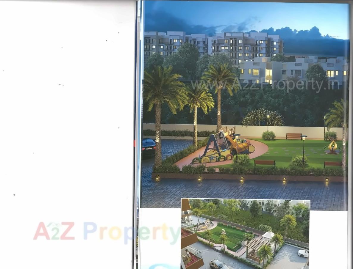 3D Elevation of real estate project Shree Krishna Dreams located at Godadara, Surat, Gujarat