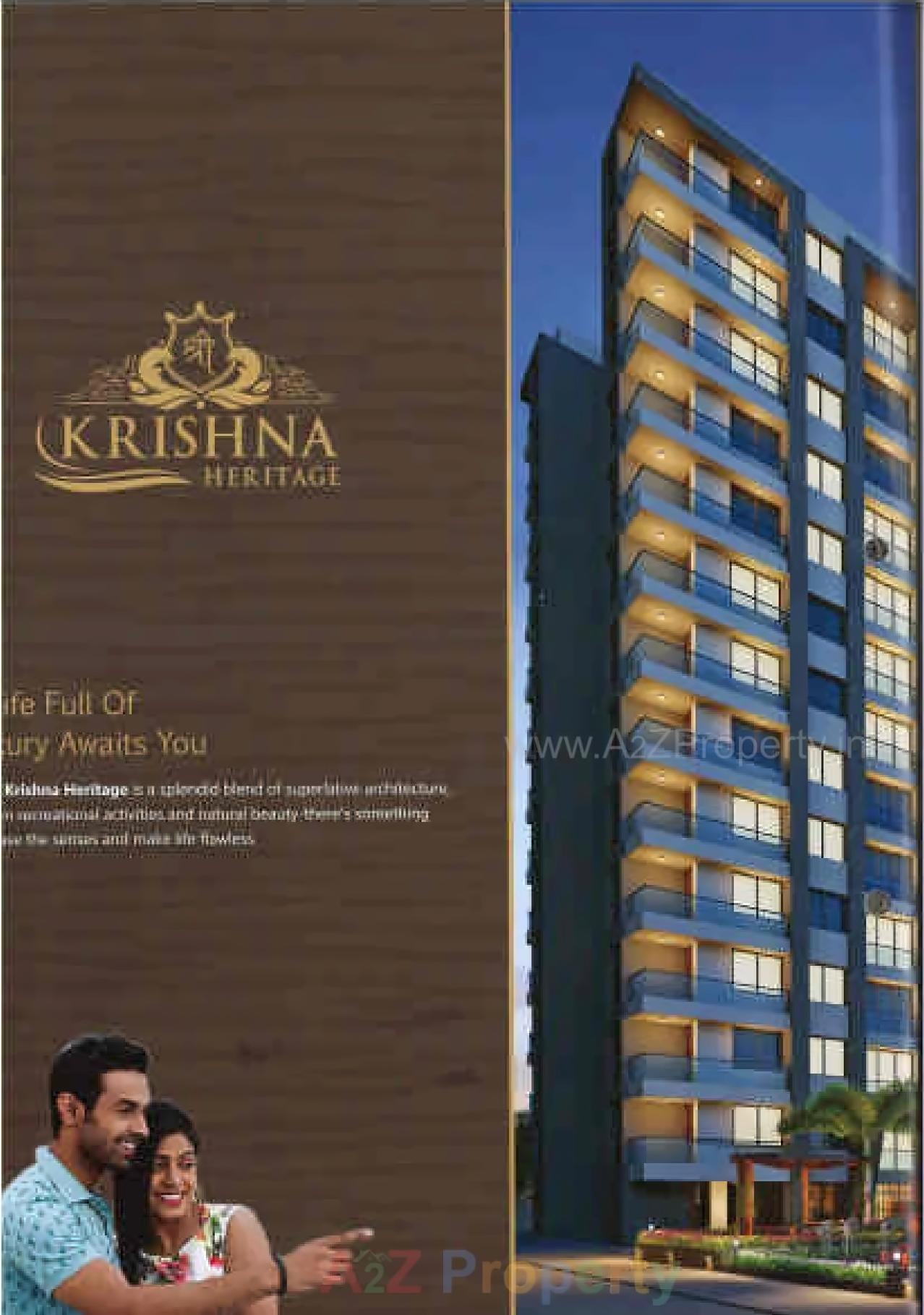 3D Elevation of real estate project Shree Krishna Heritage located at Dindoli, Surat, Gujarat