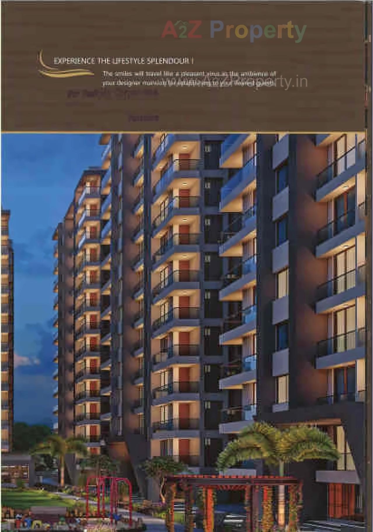 3D Elevation of real estate project Shree Krishna Heritage located at Dindoli, Surat, Gujarat