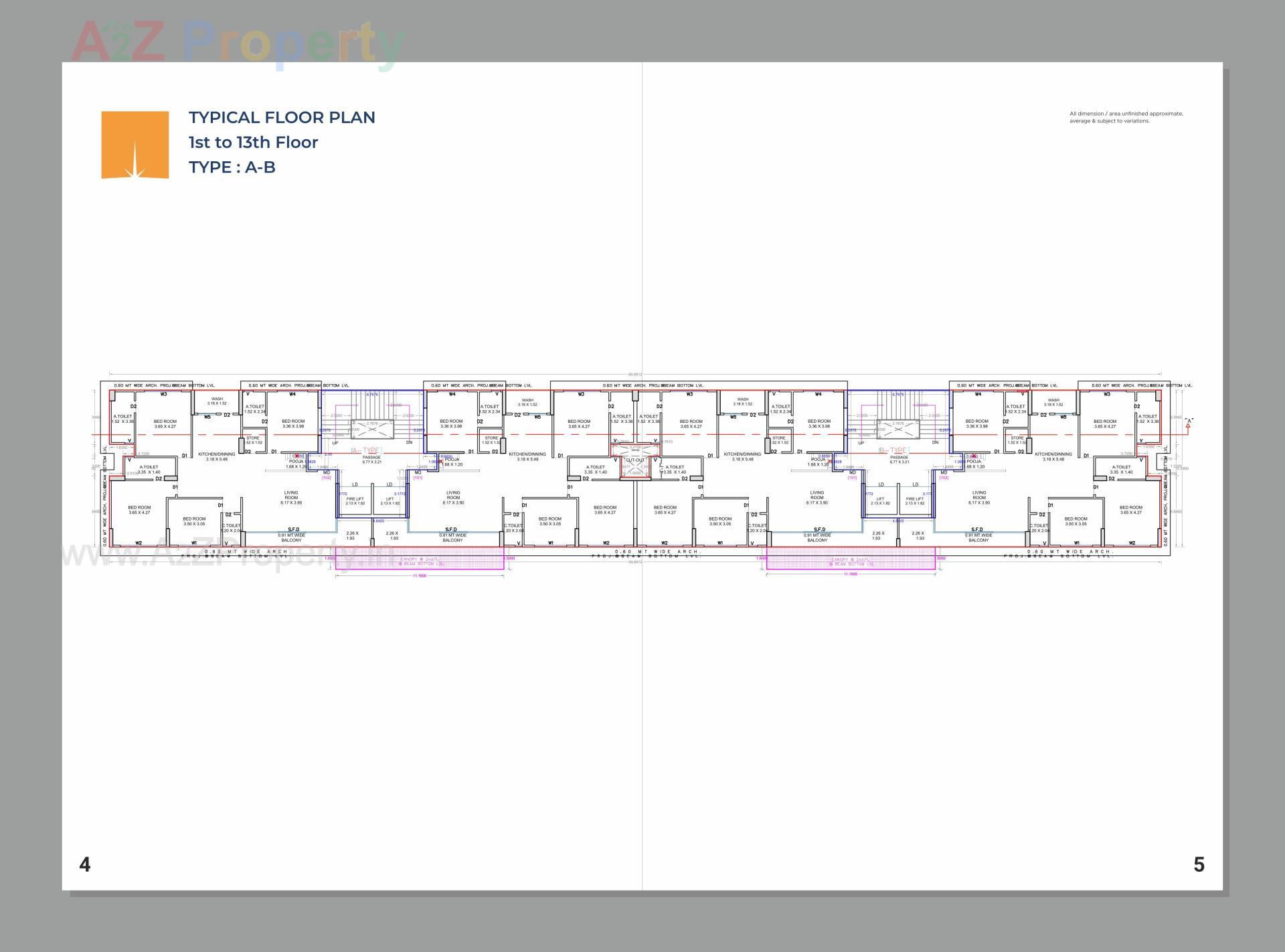 Layout of real estate project Shree Krishna Stellar located at Godadara, Surat, Gujarat