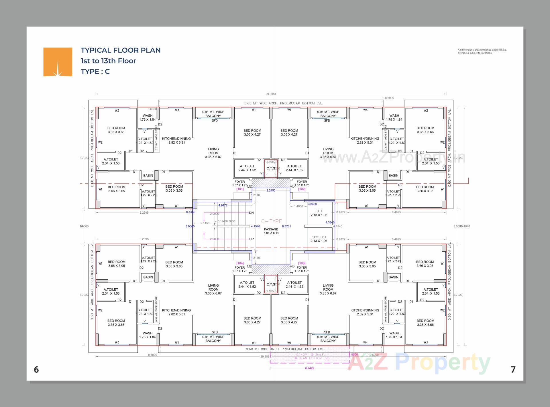 Layout of real estate project Shree Krishna Stellar located at Godadara, Surat, Gujarat