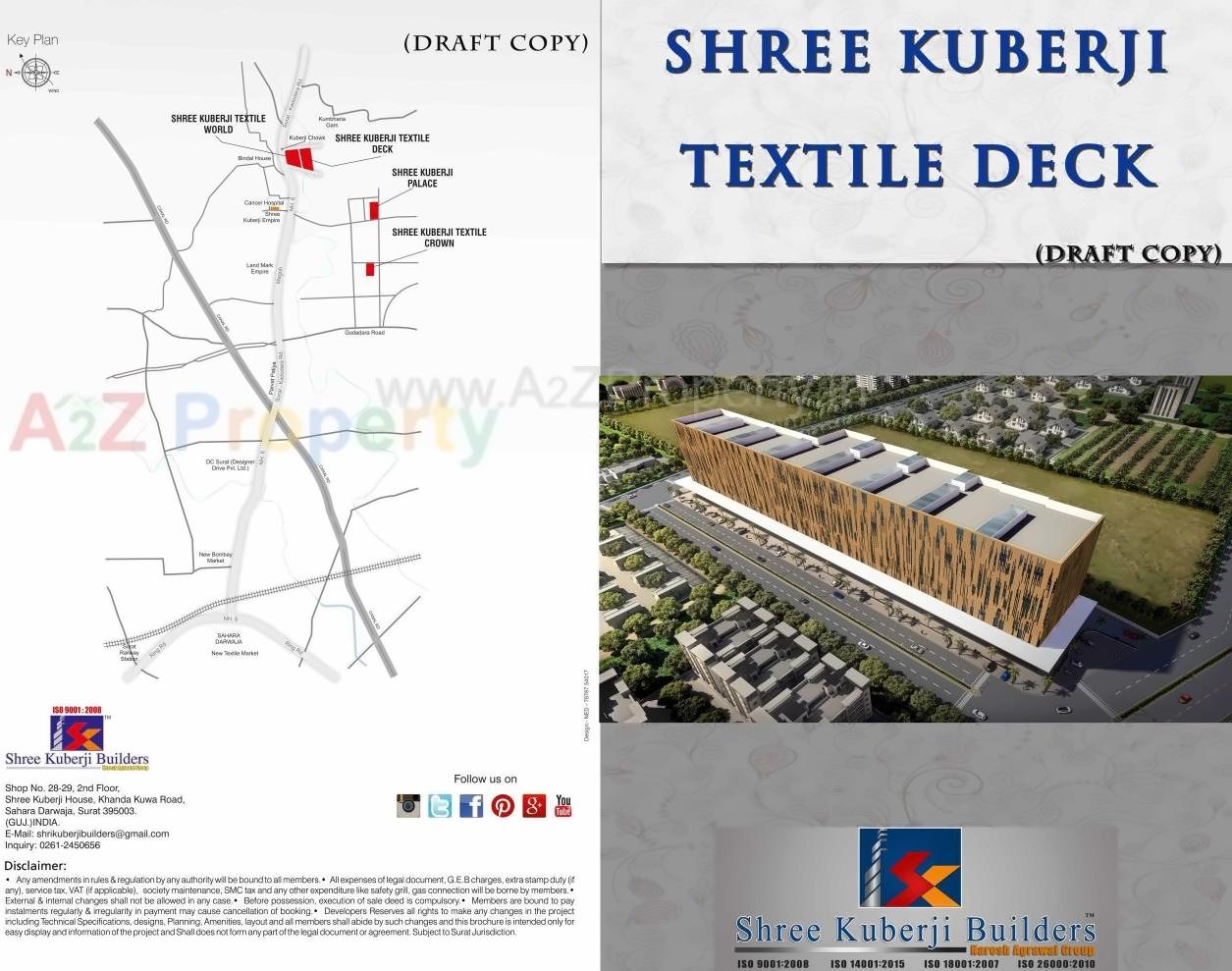  of real estate project Shree Kuberji Textile Deck located at Kumbhariya, Surat, Gujarat