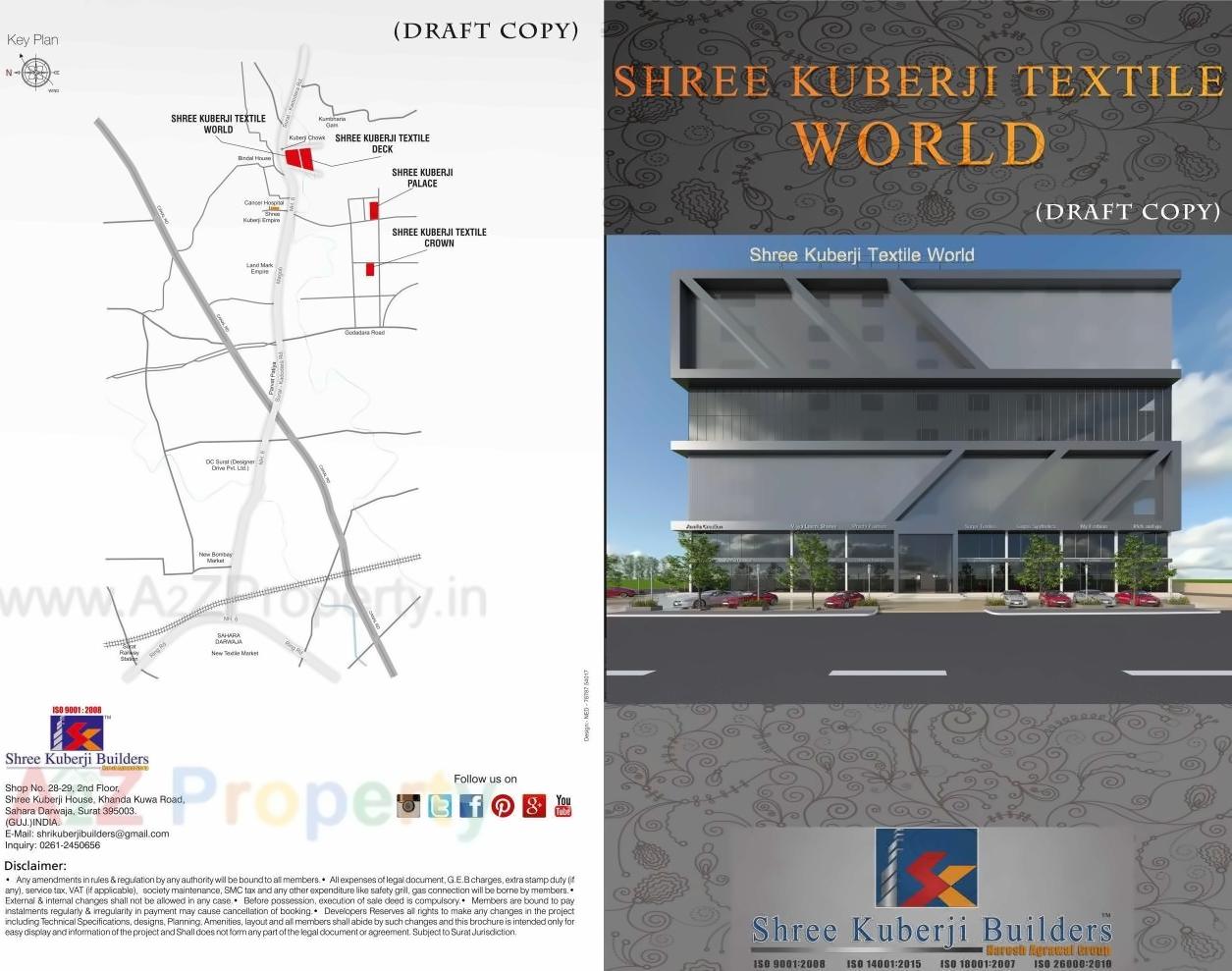  of real estate project Shree Kuberji Textile World located at Kumbhariya, Surat, Gujarat