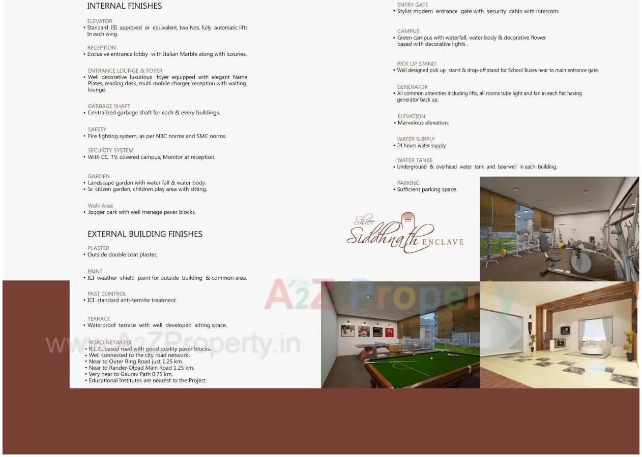  of real estate project Shree Shiddhnath Enclave located at Jahangirabad, Surat, Gujarat