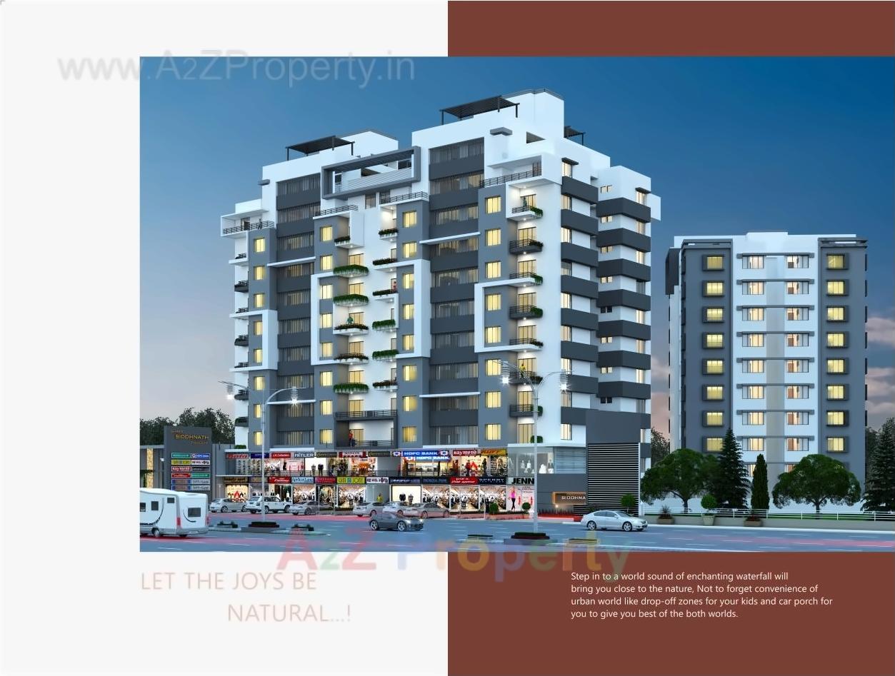 3D Elevation of real estate project Shree Shiddhnath Enclave located at Jahangirabad, Surat, Gujarat