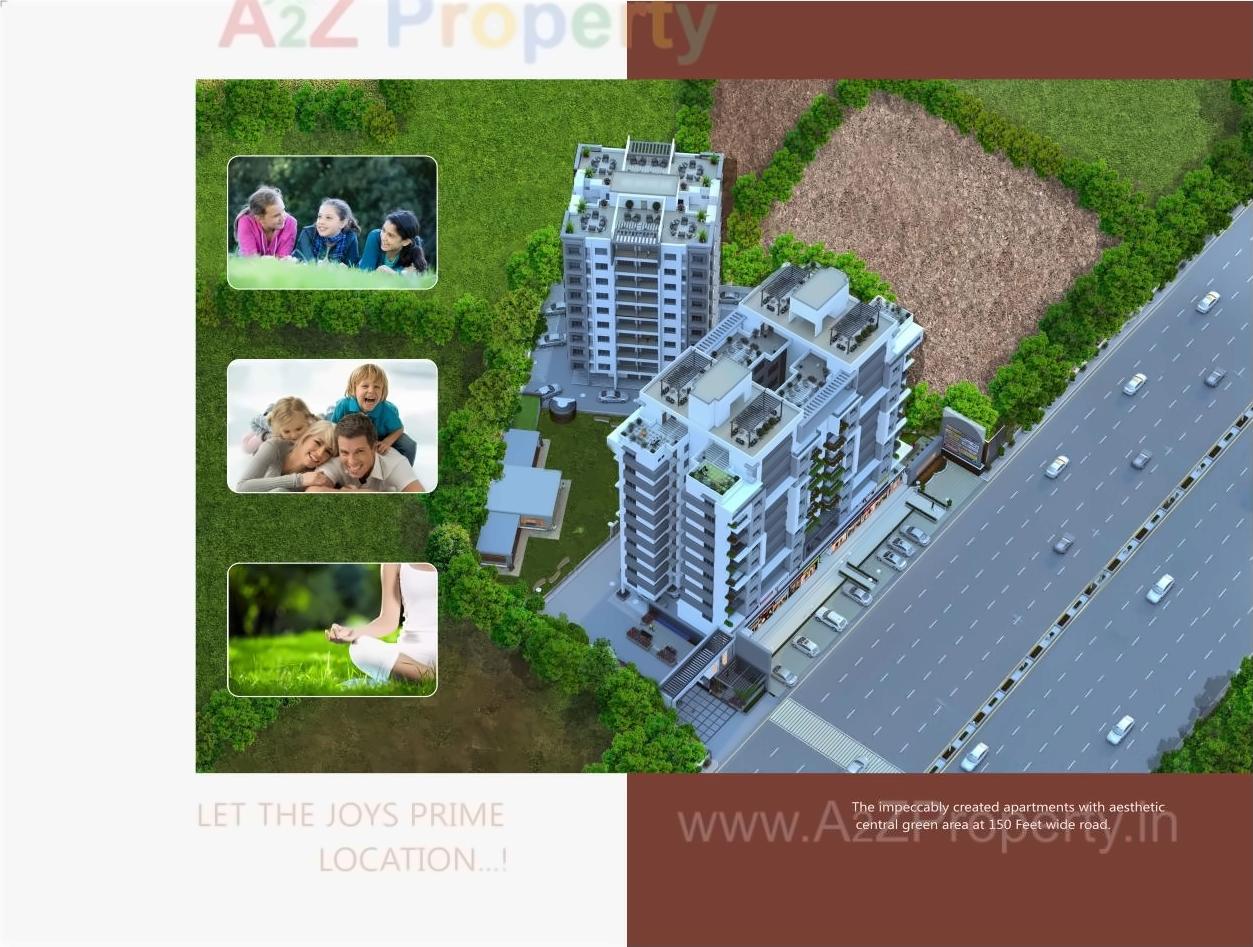 3D Elevation of real estate project Shree Shiddhnath Enclave located at Jahangirabad, Surat, Gujarat