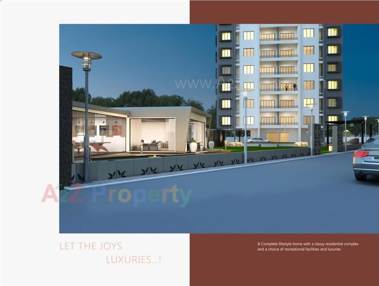 3D Elevation of real estate project Shree Shiddhnath Enclave located at Jahangirabad, Surat, Gujarat