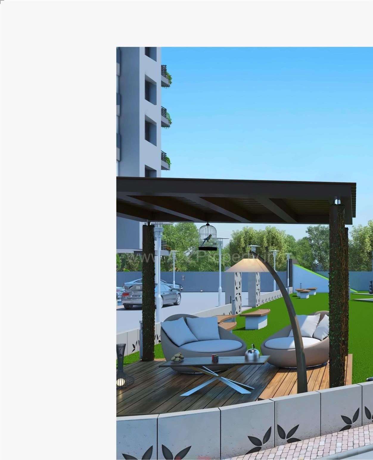 3D Elevation of real estate project Shree Shiddhnath Enclave located at Jahangirabad, Surat, Gujarat