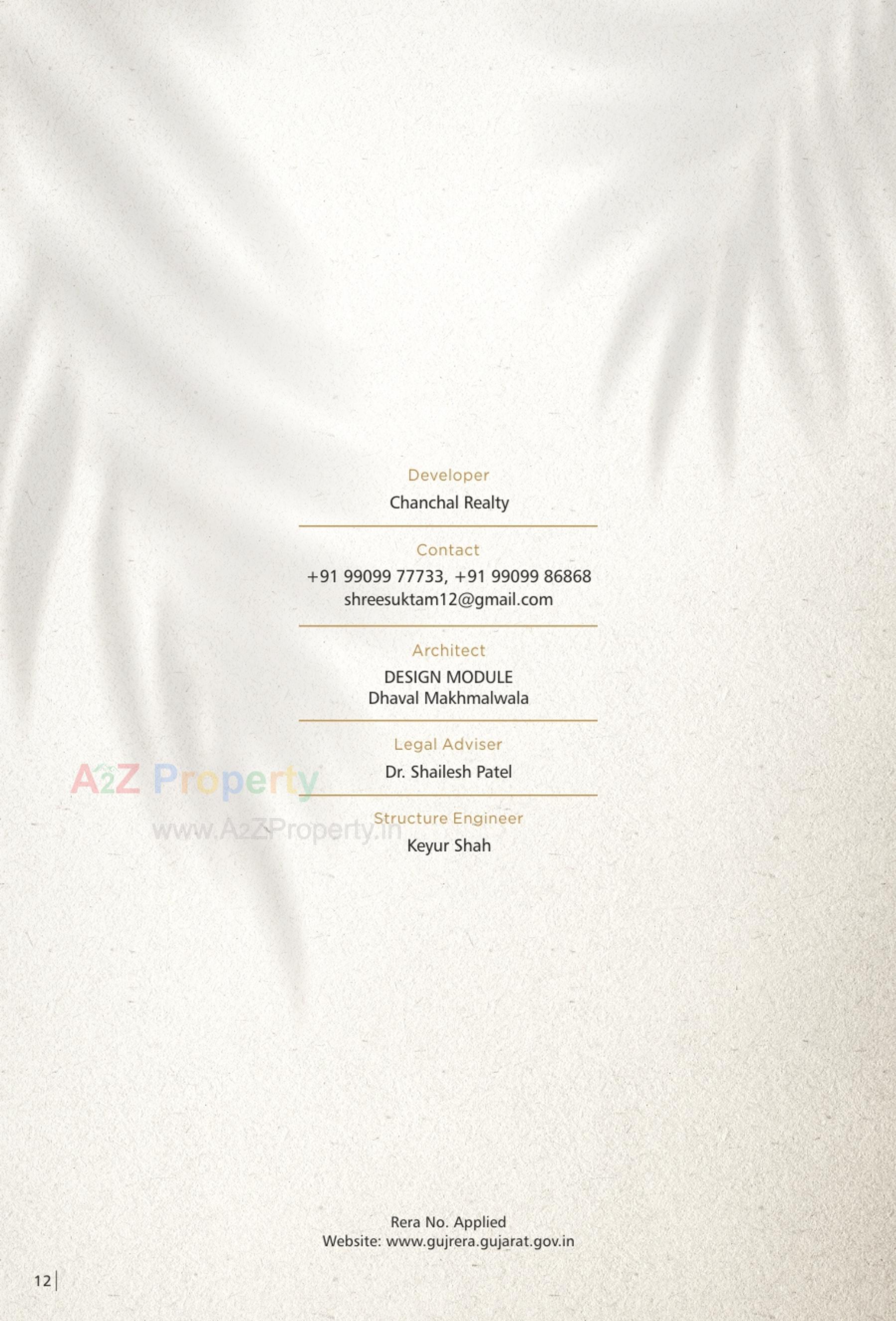  of real estate project Shree Suktam located at Adajan, Surat, Gujarat