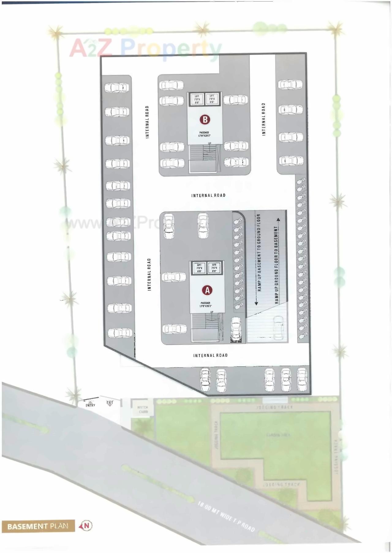 Layout of real estate project Shree Valley located at Ved, Surat, Gujarat