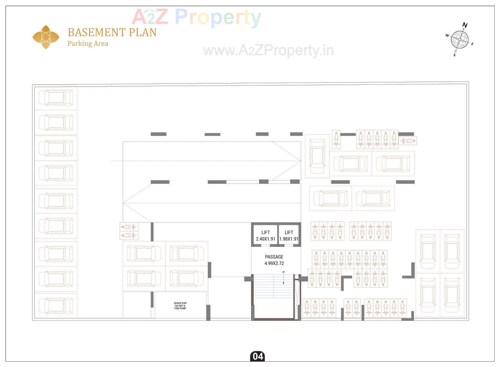Layout of real estate project Shree Villa located at Ved, Surat, Gujarat