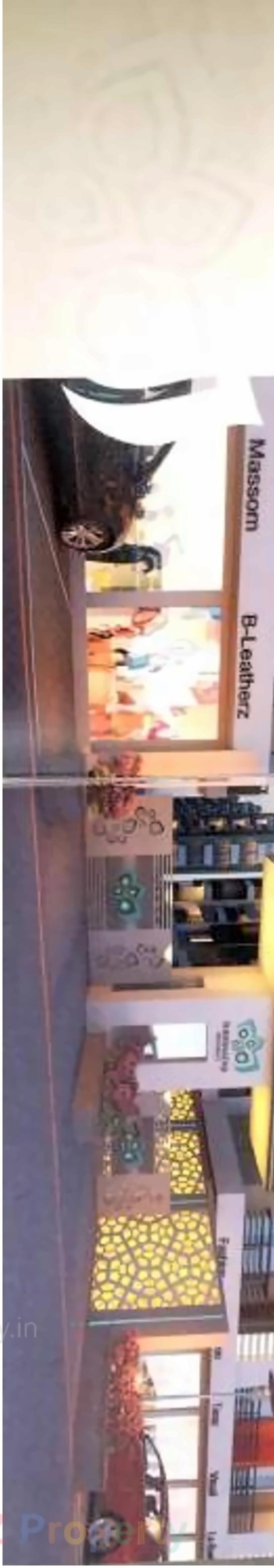 3D Elevation of real estate project Shreenathji Residency located at Variav, Surat, Gujarat