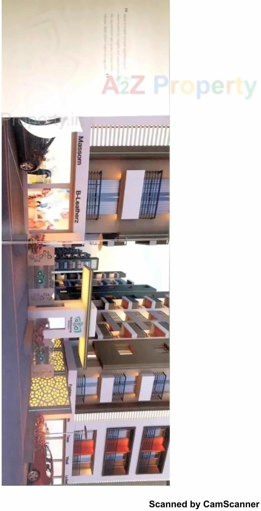 3D Elevation of real estate project Shreenathji Residency located at Variav, Surat, Gujarat