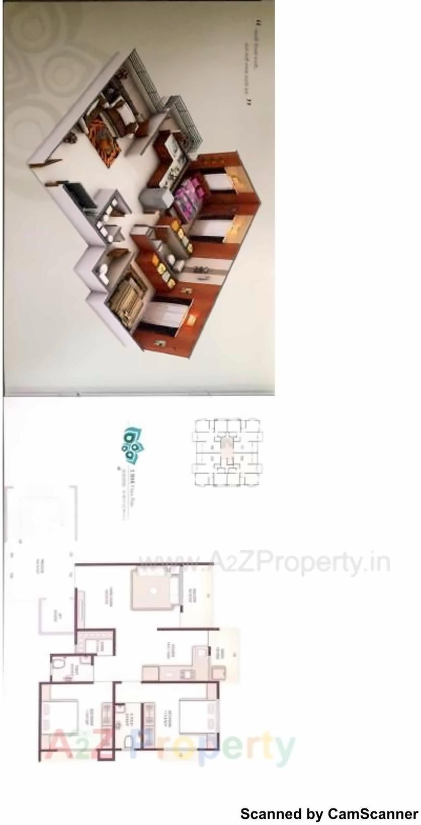 Layout of real estate project Shreenathji Residency located at Variav, Surat, Gujarat