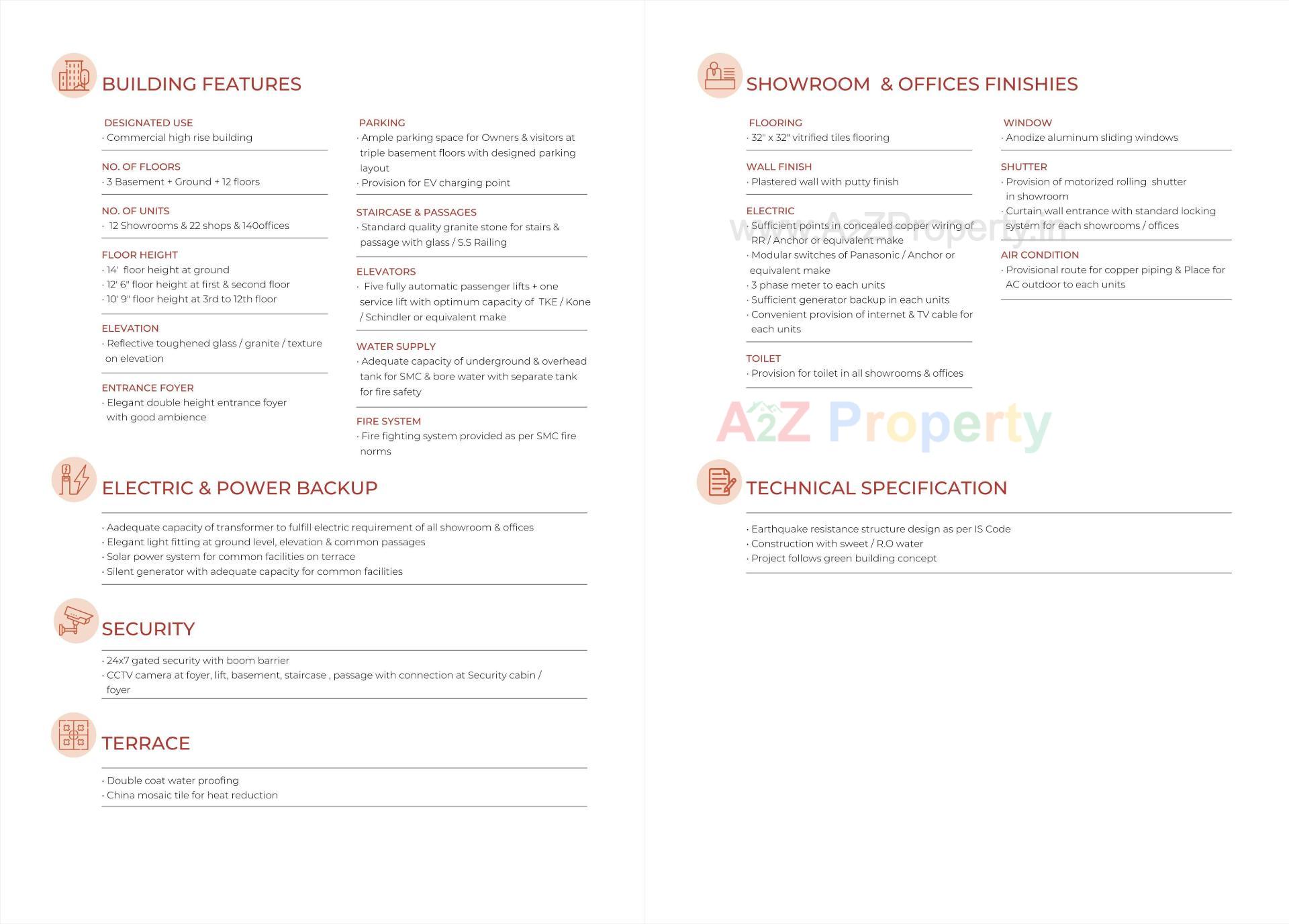  of real estate project Shreepad Central Vista located at Adajan, Surat, Gujarat