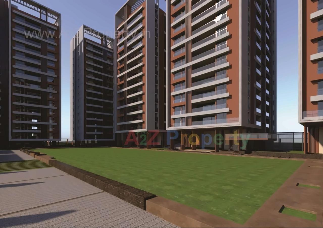 3D Elevation of real estate project Shreepad Park Arena located at Pal, Surat, Gujarat