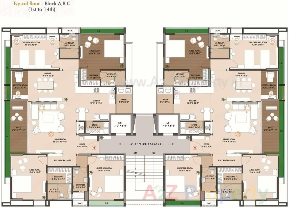 Layout of real estate project Shreepad Park Arena located at Pal, Surat, Gujarat