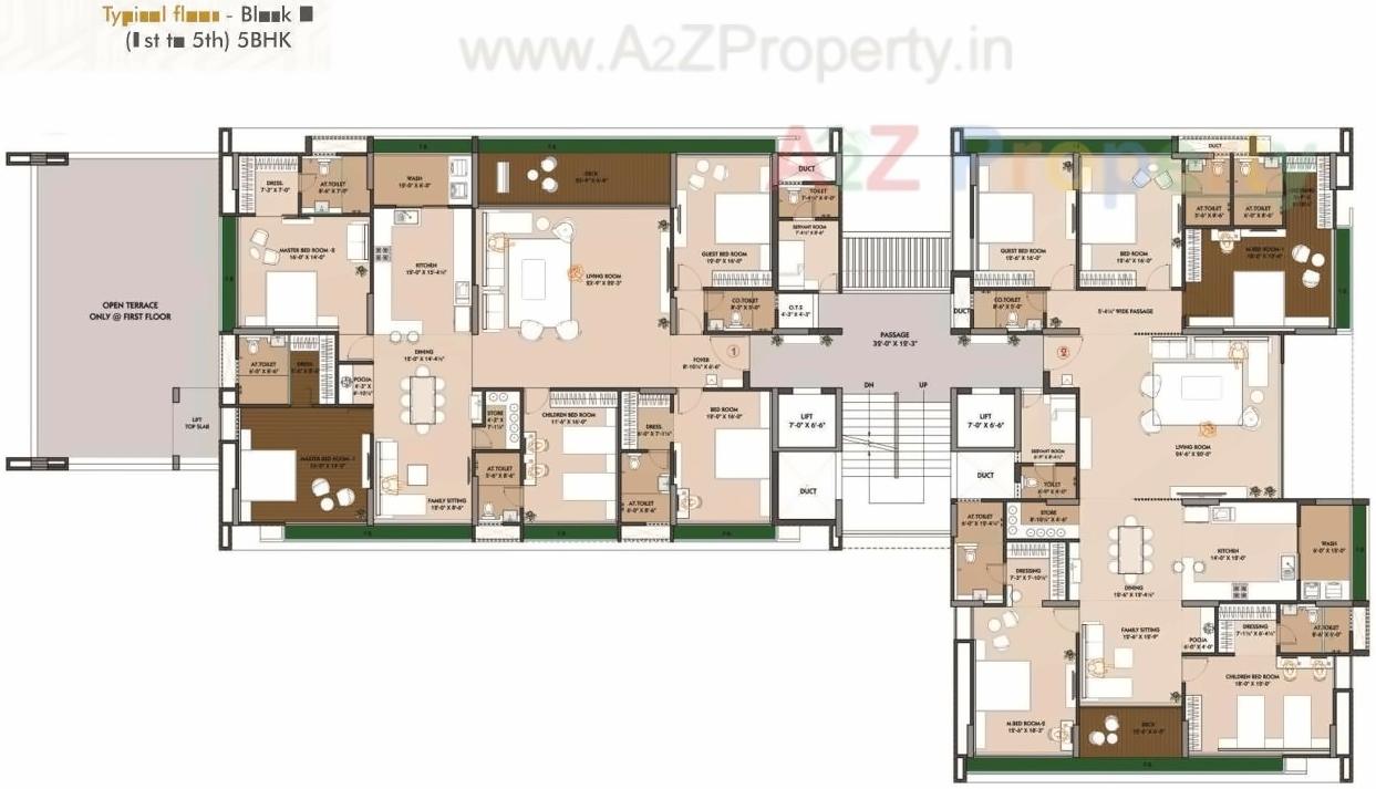 Layout of real estate project Shreepad Park Arena located at Pal, Surat, Gujarat