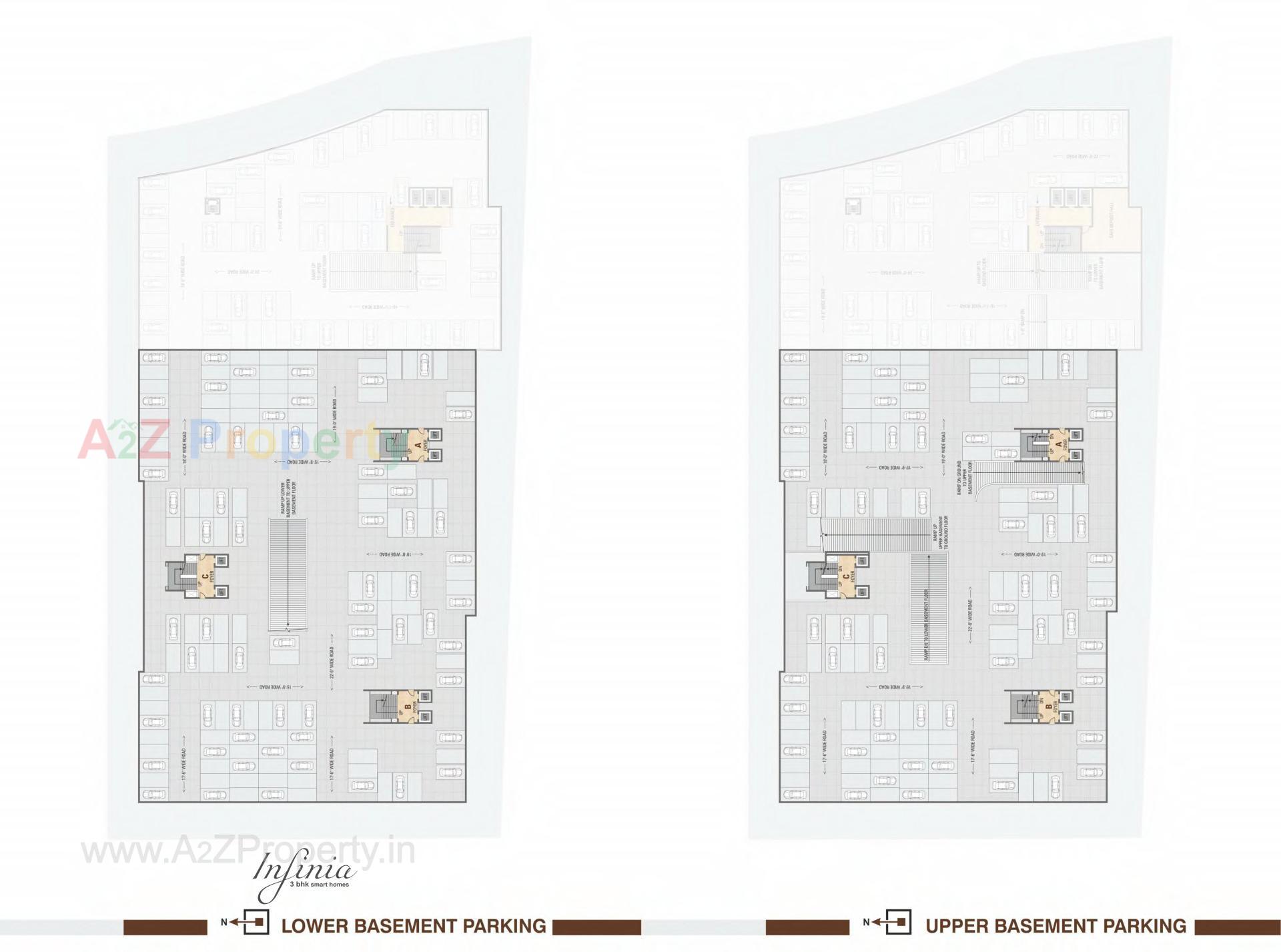 Layout of real estate project Shreepad located at Pal, Surat, Gujarat
