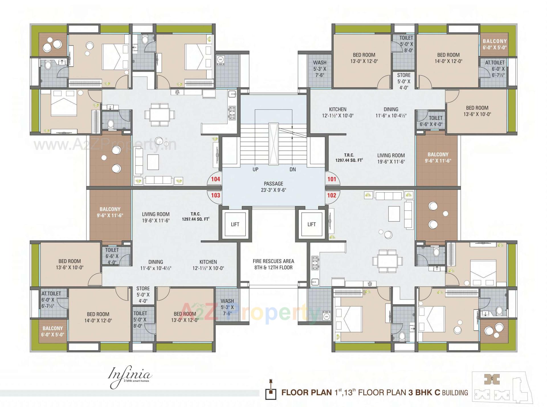 Layout of real estate project Shreepad located at Pal, Surat, Gujarat