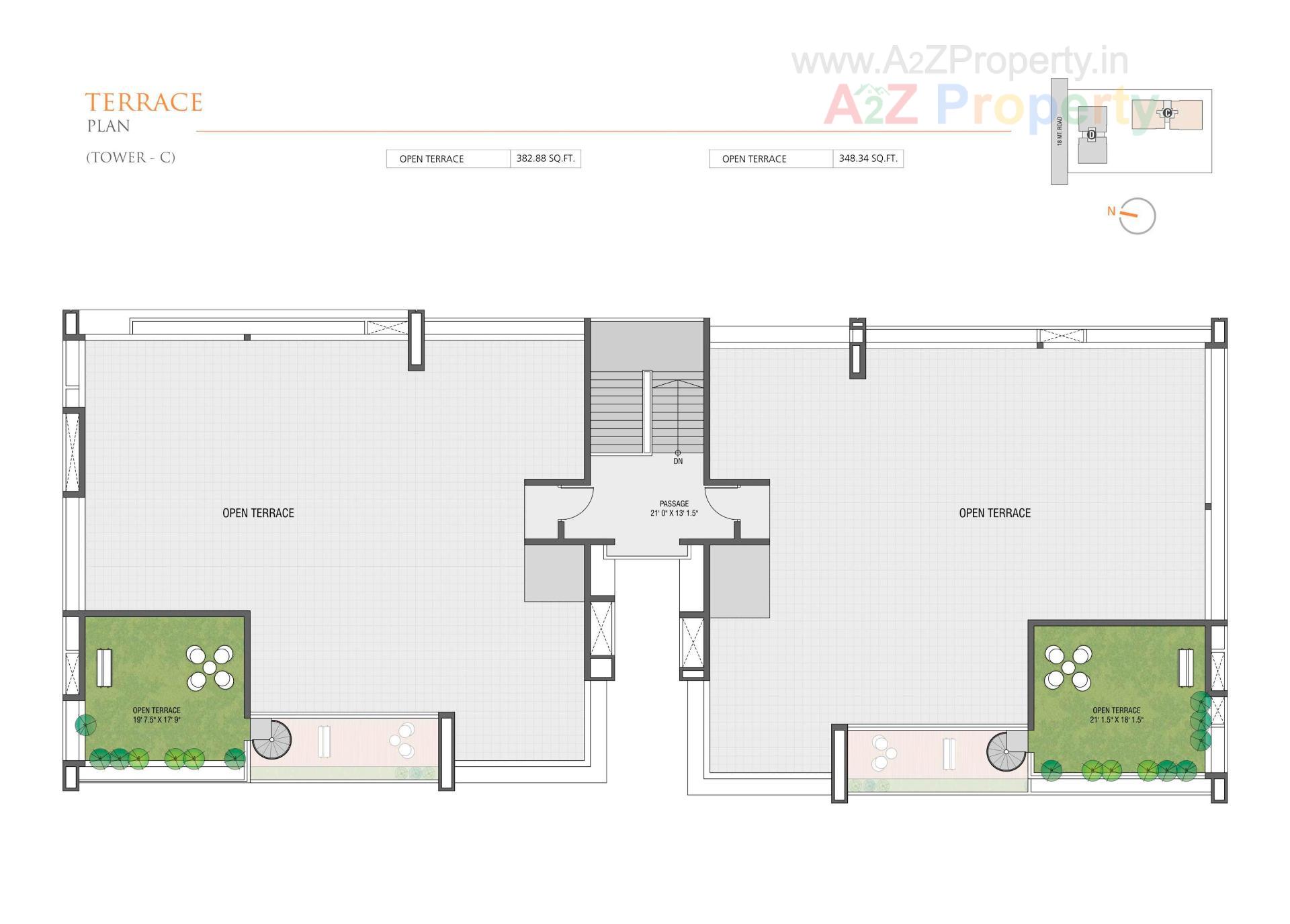 Layout of real estate project Shreepad located at Pal, Surat, Gujarat