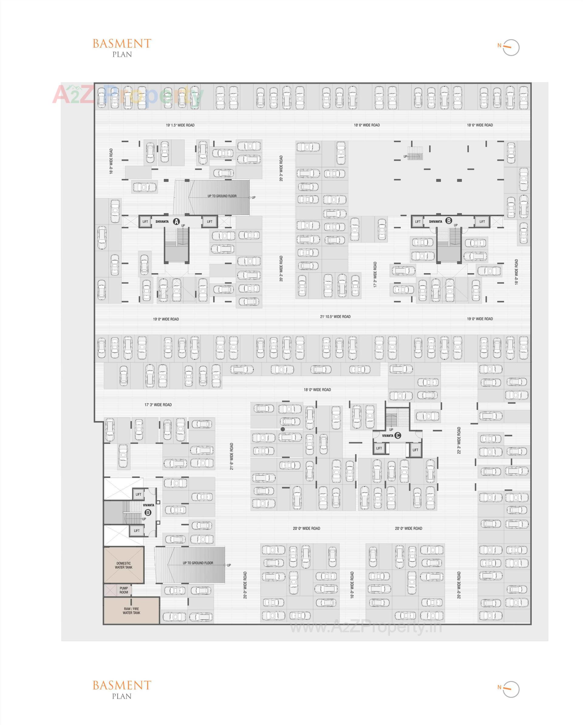 Layout of real estate project Shreepad located at Pal, Surat, Gujarat