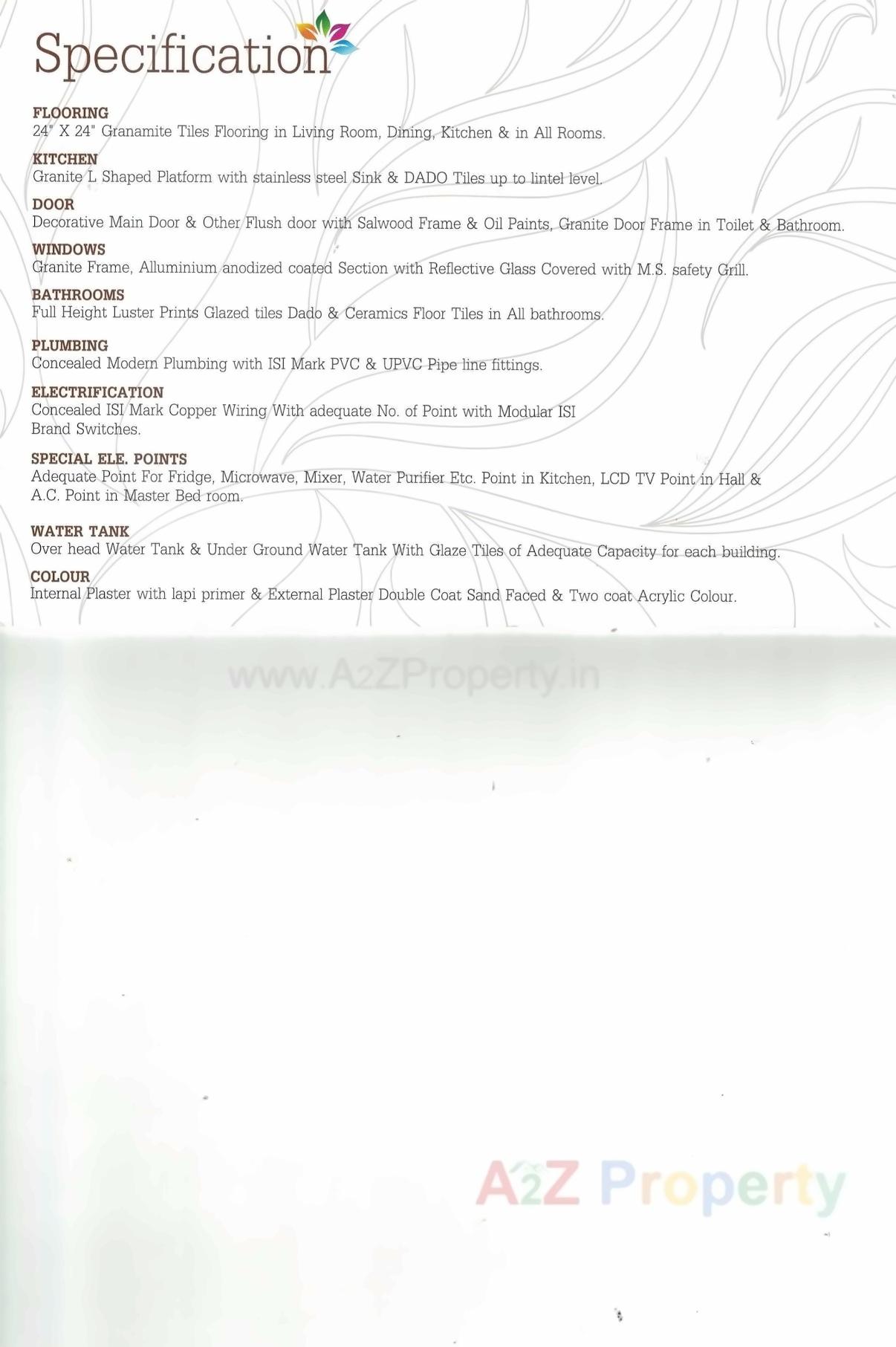  of real estate project Shriya Heights located at Saroli, Surat, Gujarat