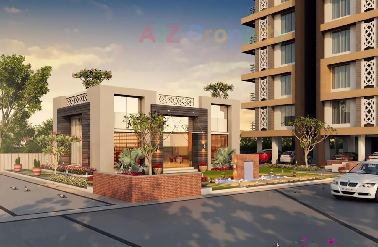 3D Elevation of real estate project Shrungal Homes located at Surat, Surat, Gujarat