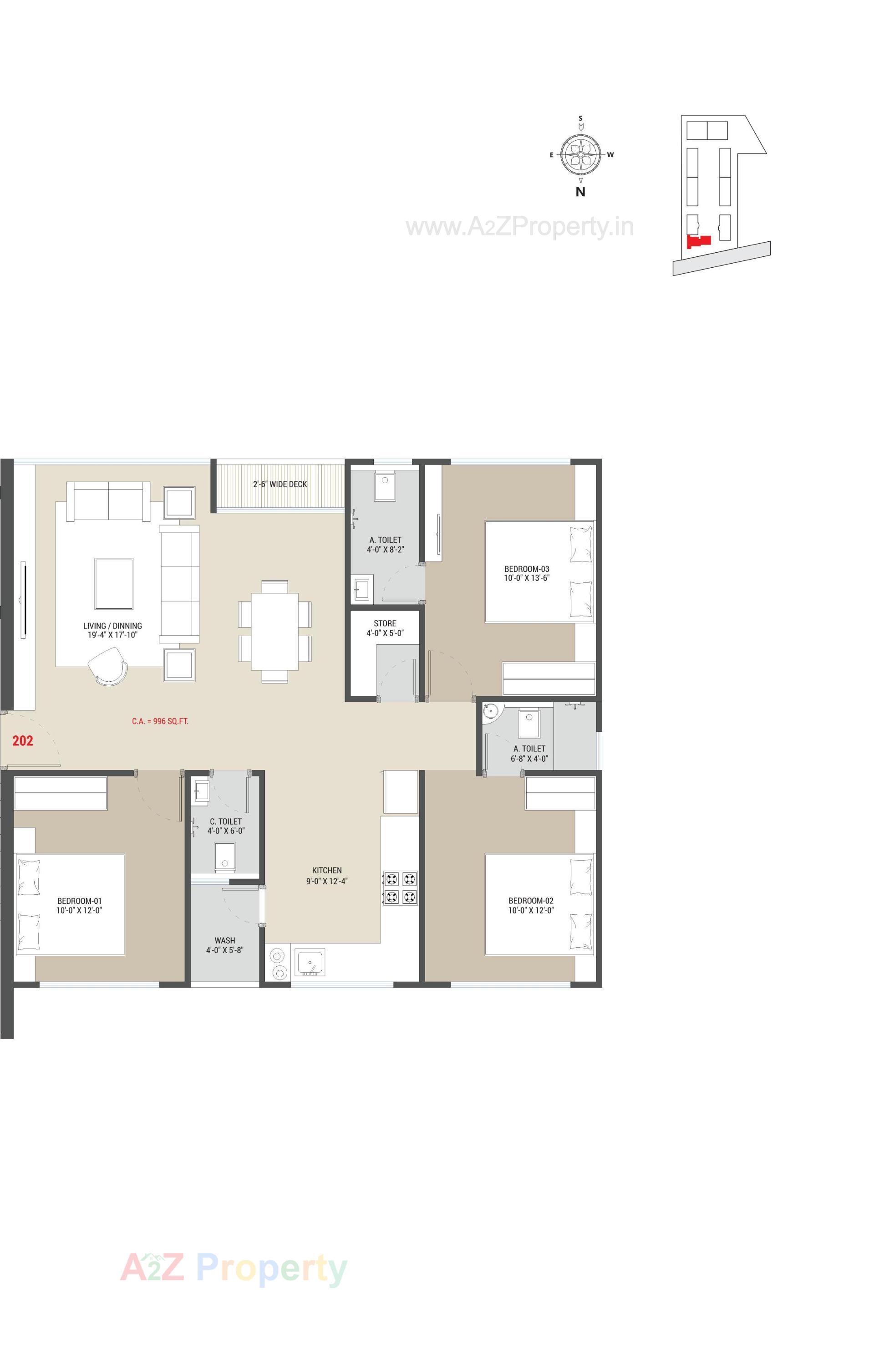 Layout of real estate project Shrungal Palace located at Surat, Surat, Gujarat
