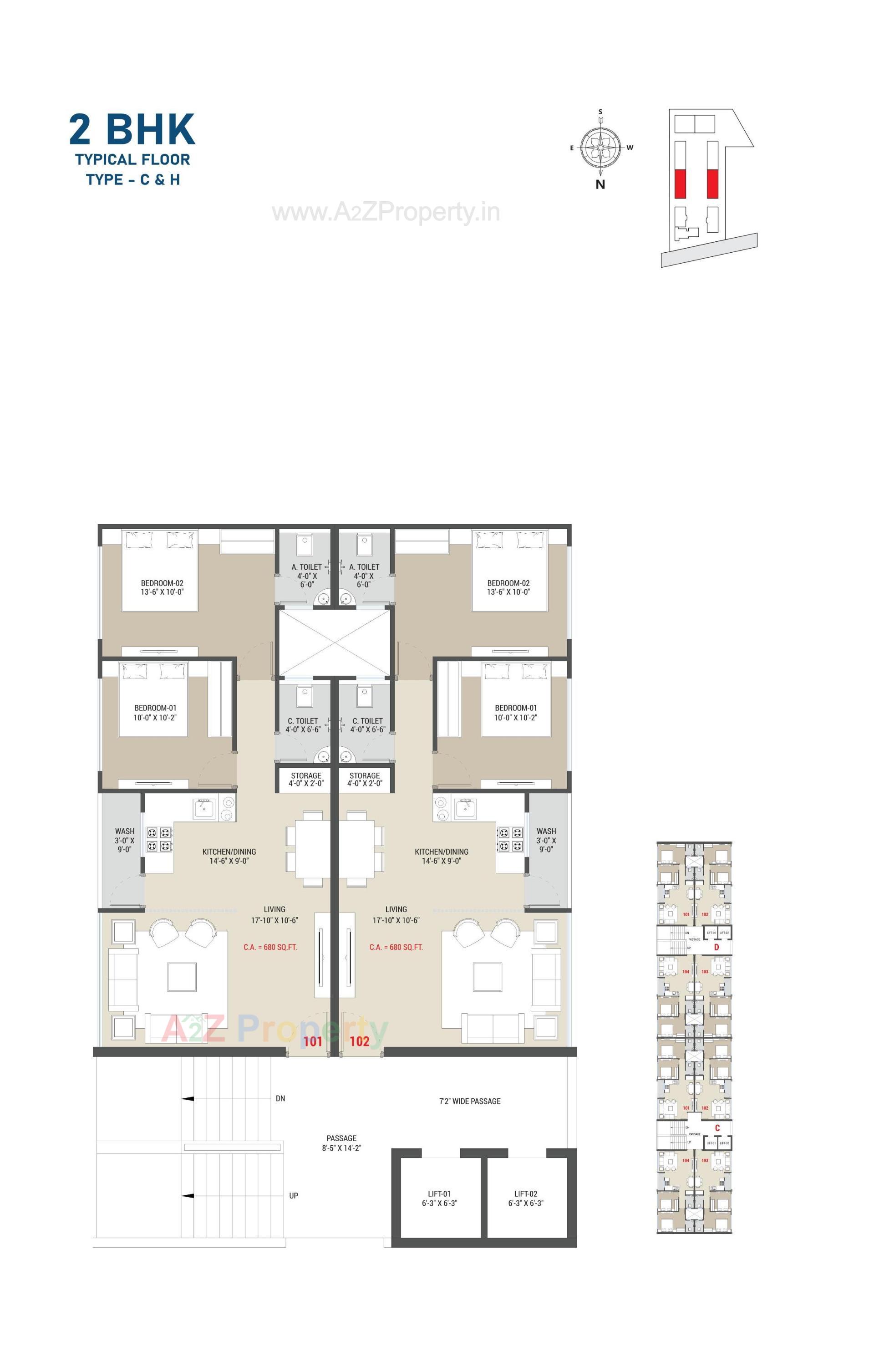 Layout of real estate project Shrungal Palace located at Surat, Surat, Gujarat