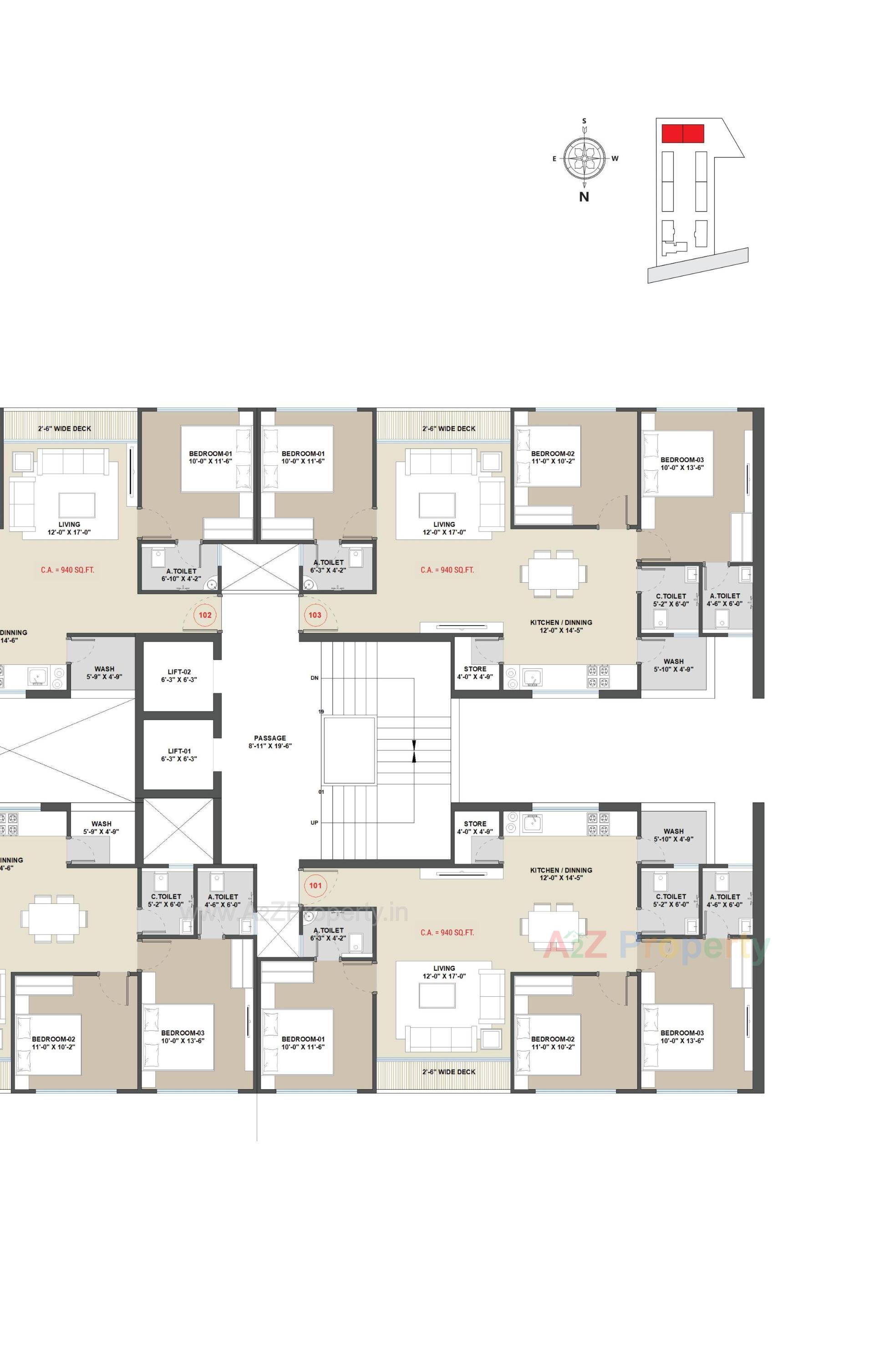 Layout of real estate project Shrungal Palace located at Surat, Surat, Gujarat