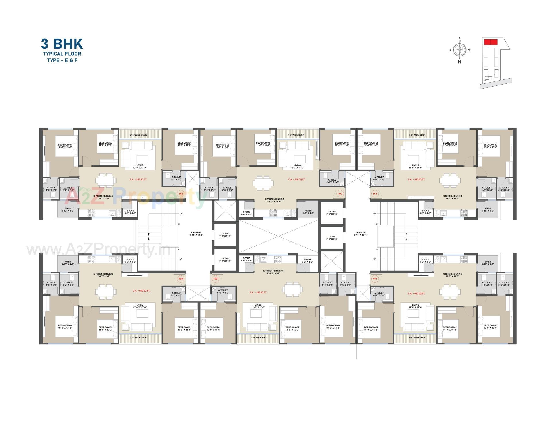 Layout of real estate project Shrungal Palace located at Surat, Surat, Gujarat