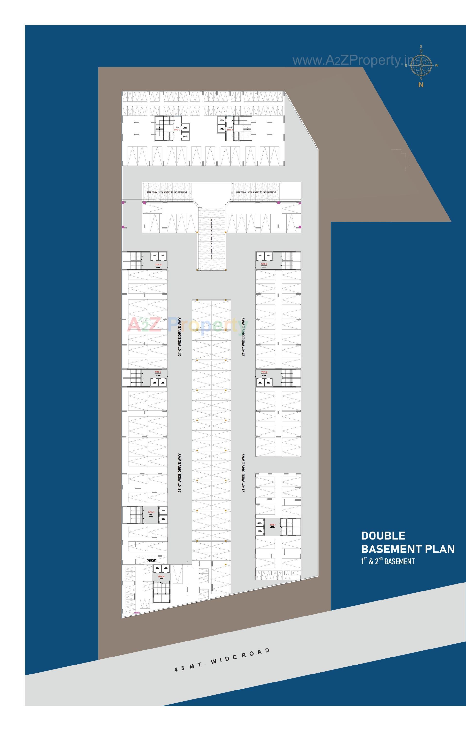 Layout of real estate project Shrungal Palace located at Surat, Surat, Gujarat
