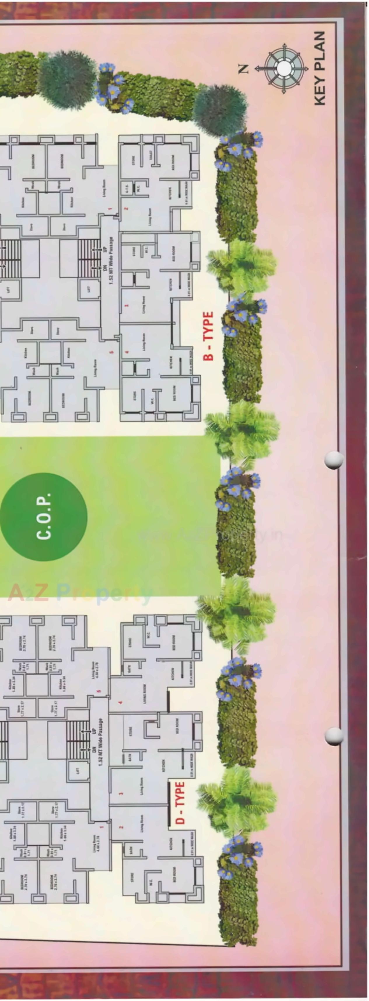 Layout of real estate project Shubh Residency located at Surat, Surat, Gujarat