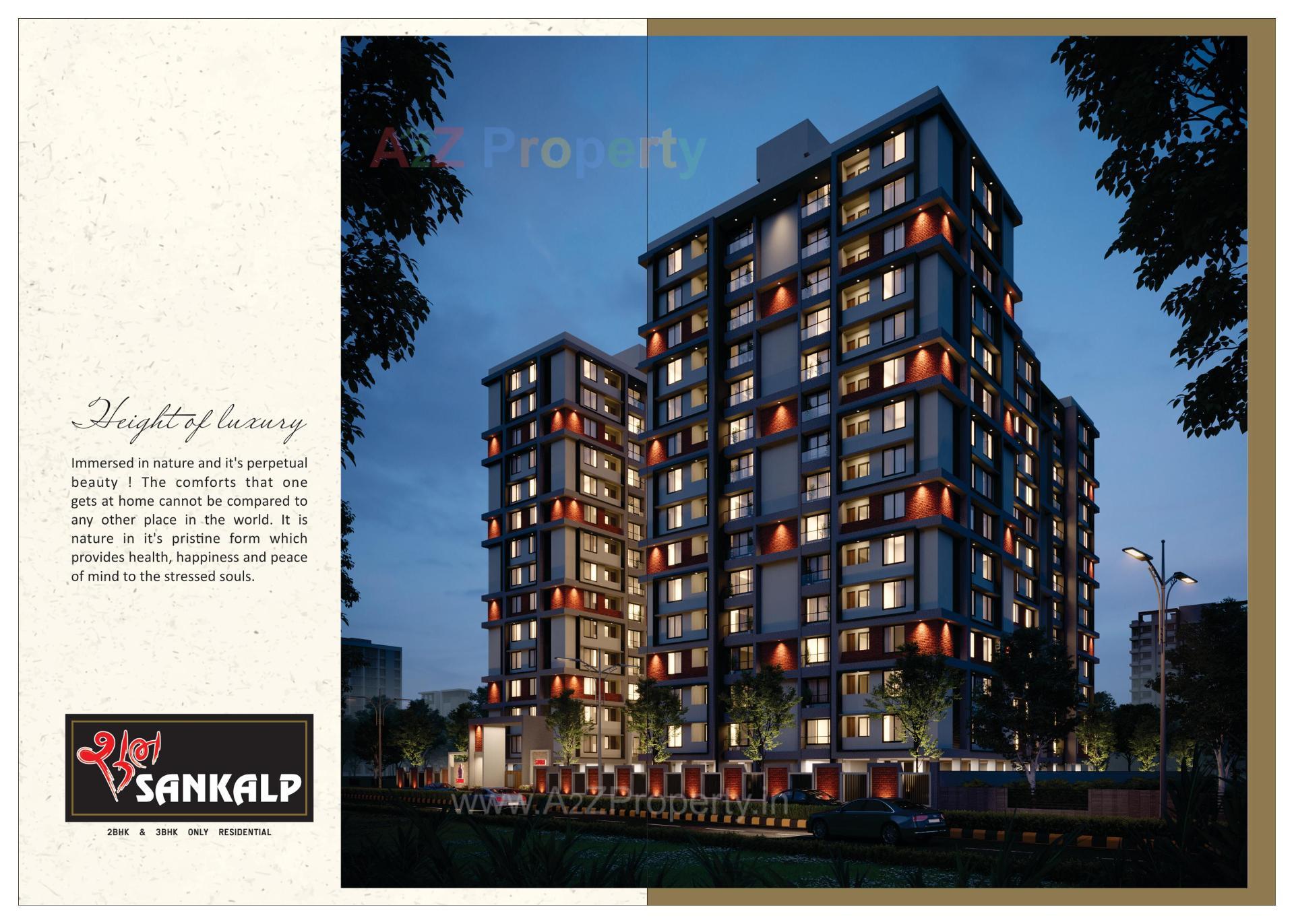 3D Elevation of real estate project Shubh Sankalp located at Surat, Surat, Gujarat